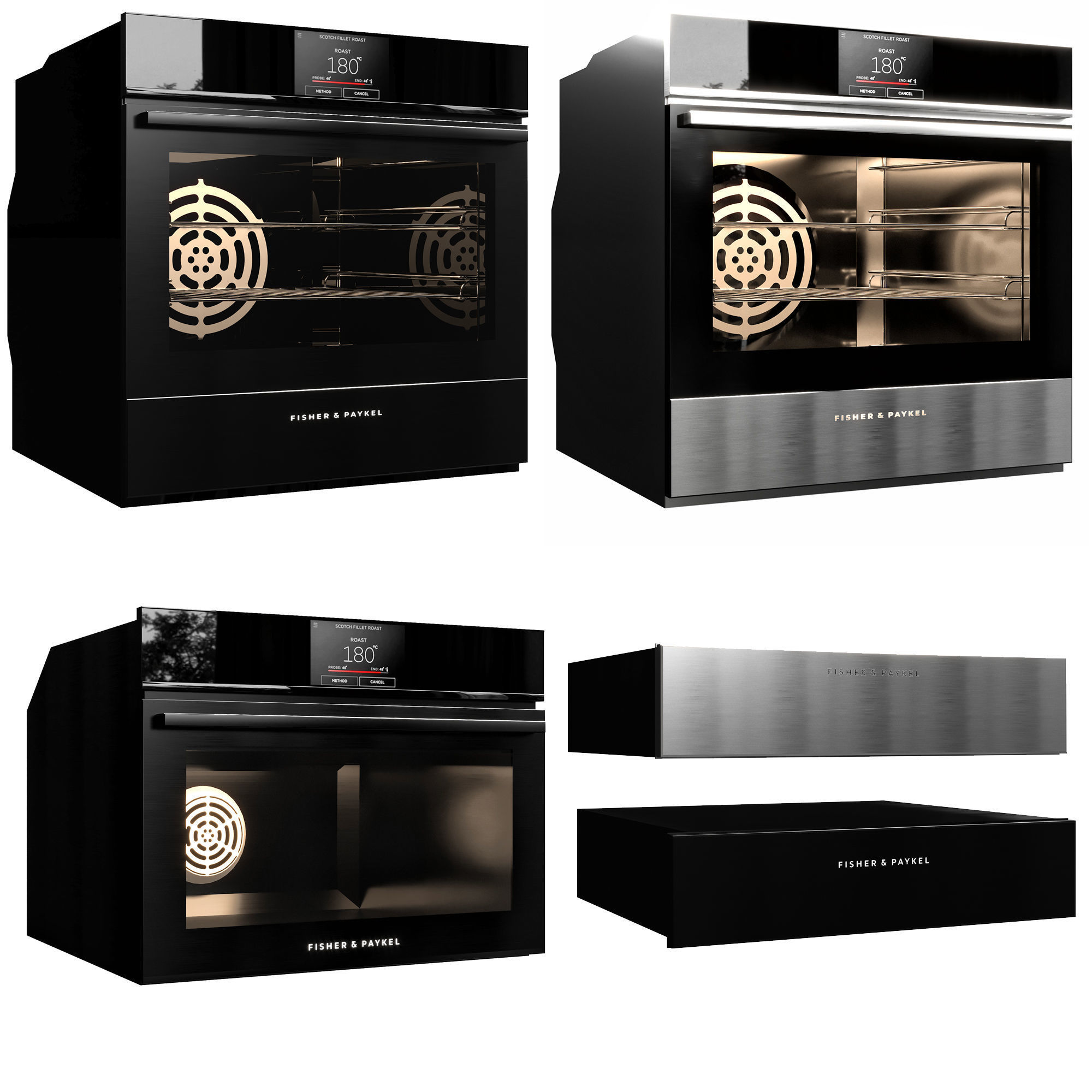  FISHER AND PAYKEL AND WHIRLPOOL KITCHEN APPLIANCE  A 3D Model Collection_21