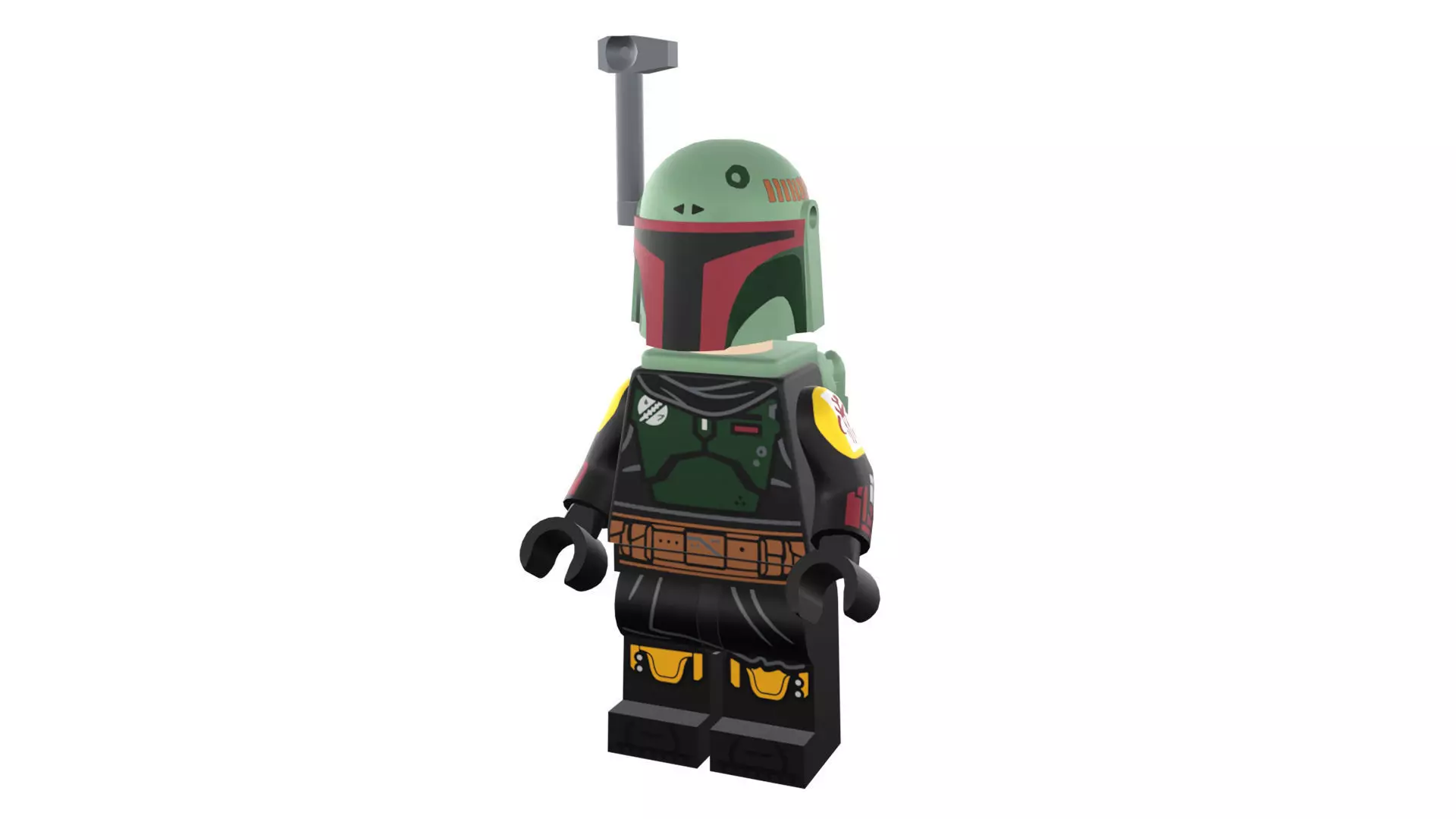 The Mandalorian Brick Minifigure - STL and UV Printing 3D print model