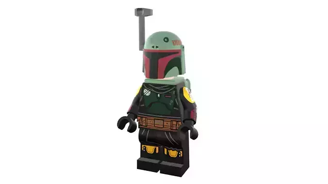3D print minifigure - The Mandalorian - Boba Fett