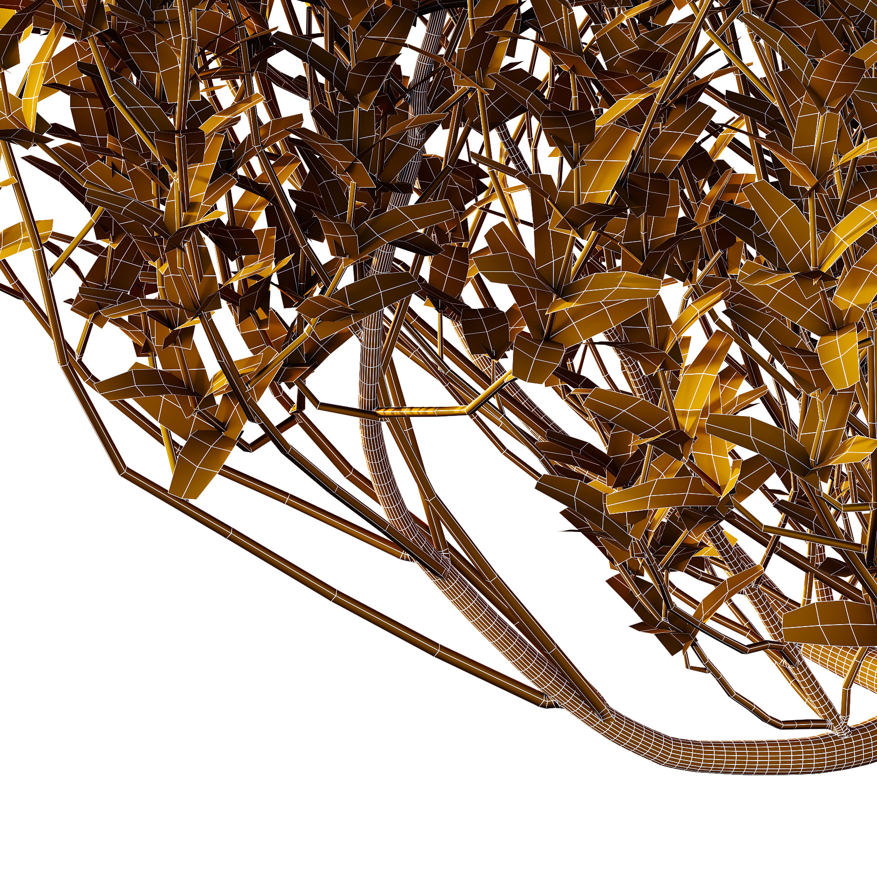 Different bush 13 3D model_6