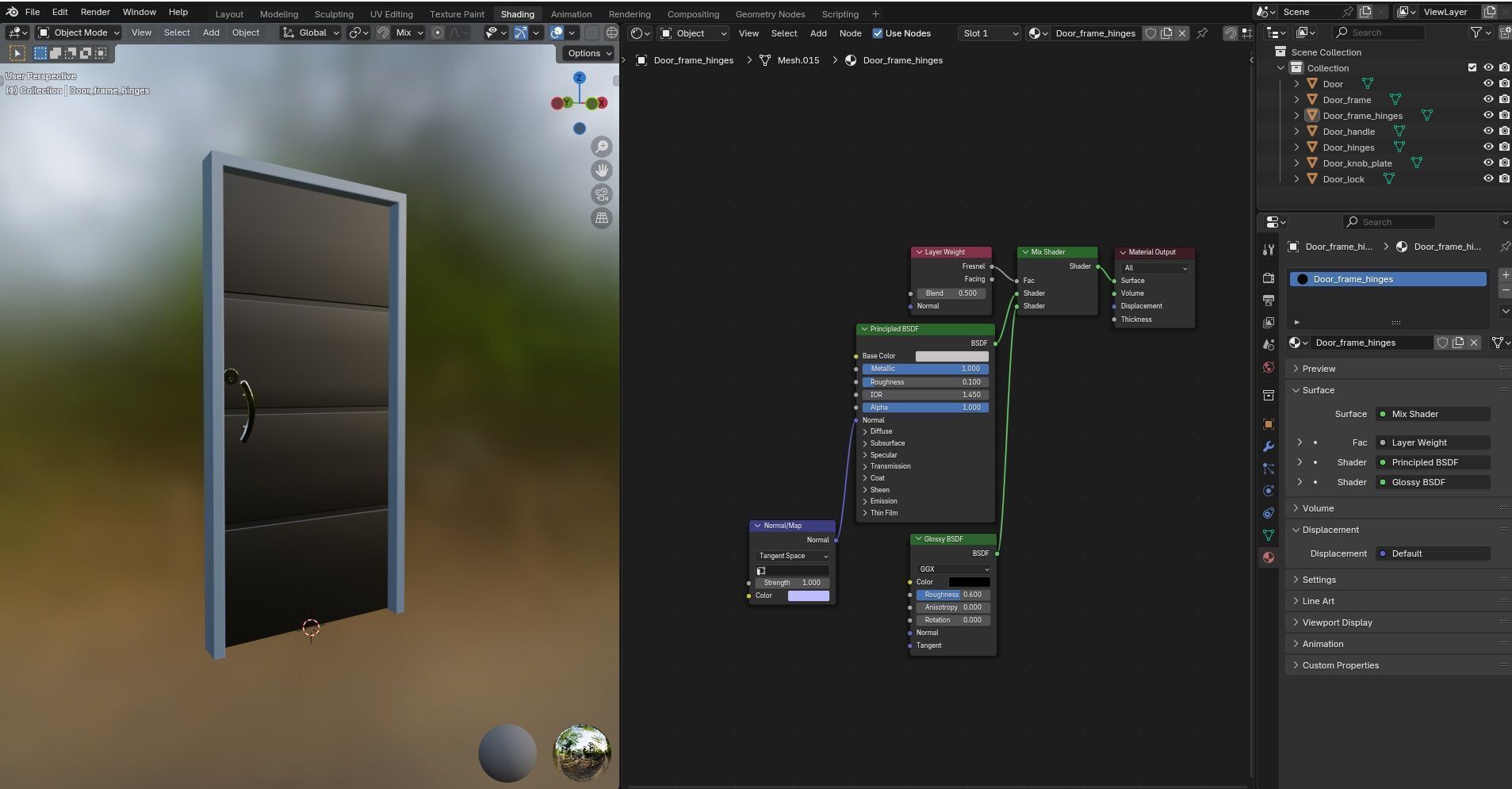 Door Design CG1 3D model_17