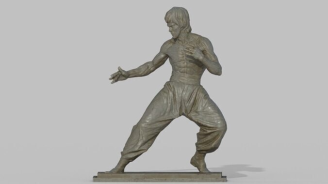 brucelee statue sculpture  3D model