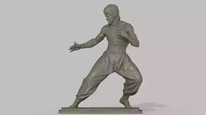brucelee statue sculpture 