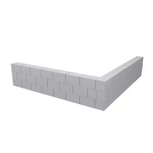 Corner Concrete Wall v1 001