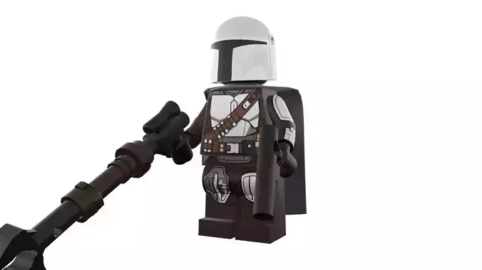 3D print minifigure - The Mandalorian v1