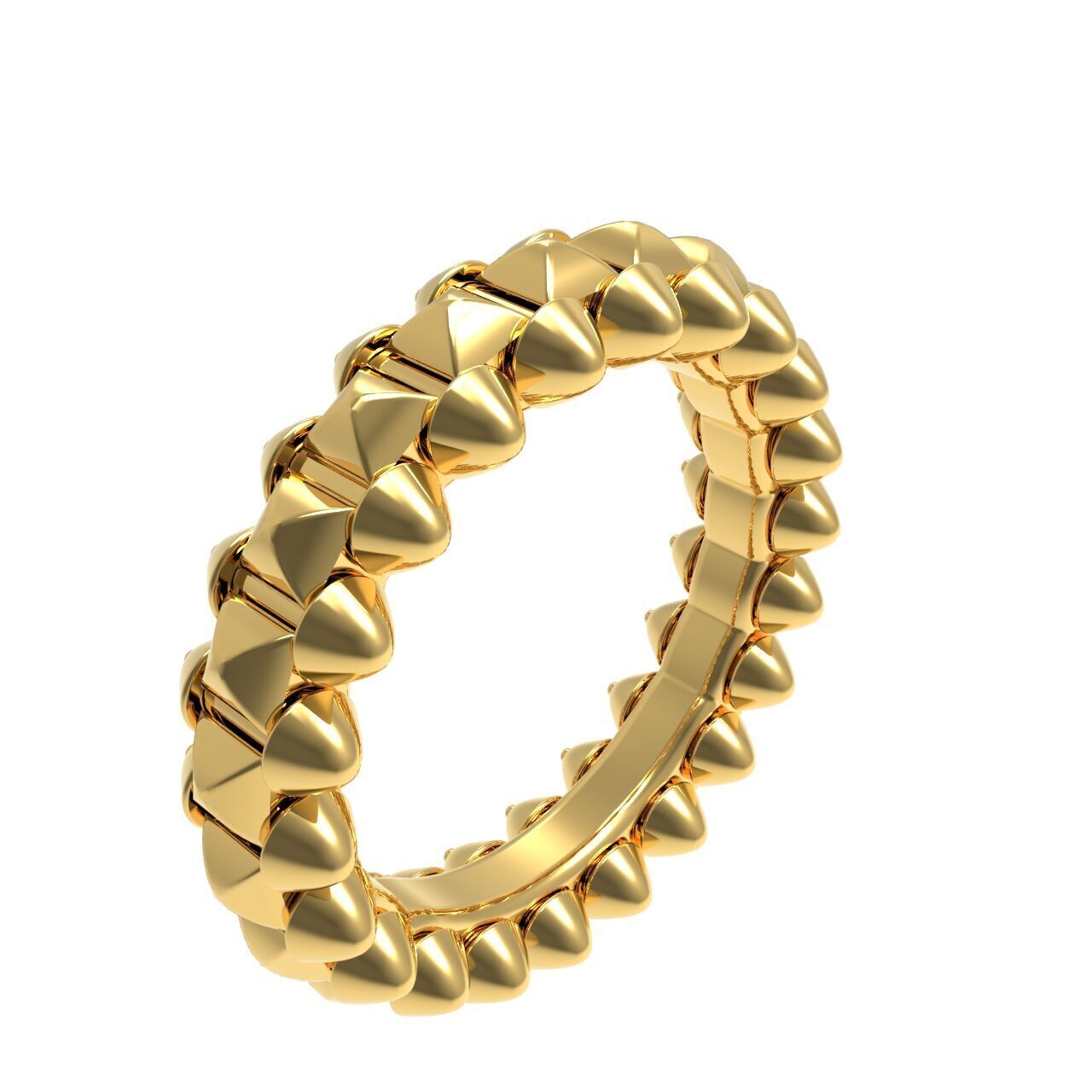 Clash Ring  3D print model_3