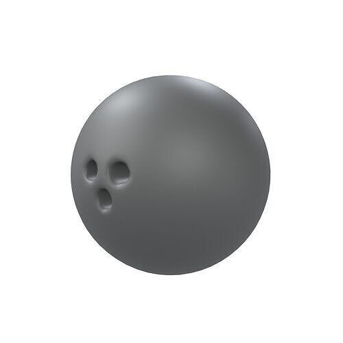 Bowling Ball v1 001 Low-poly 3D model