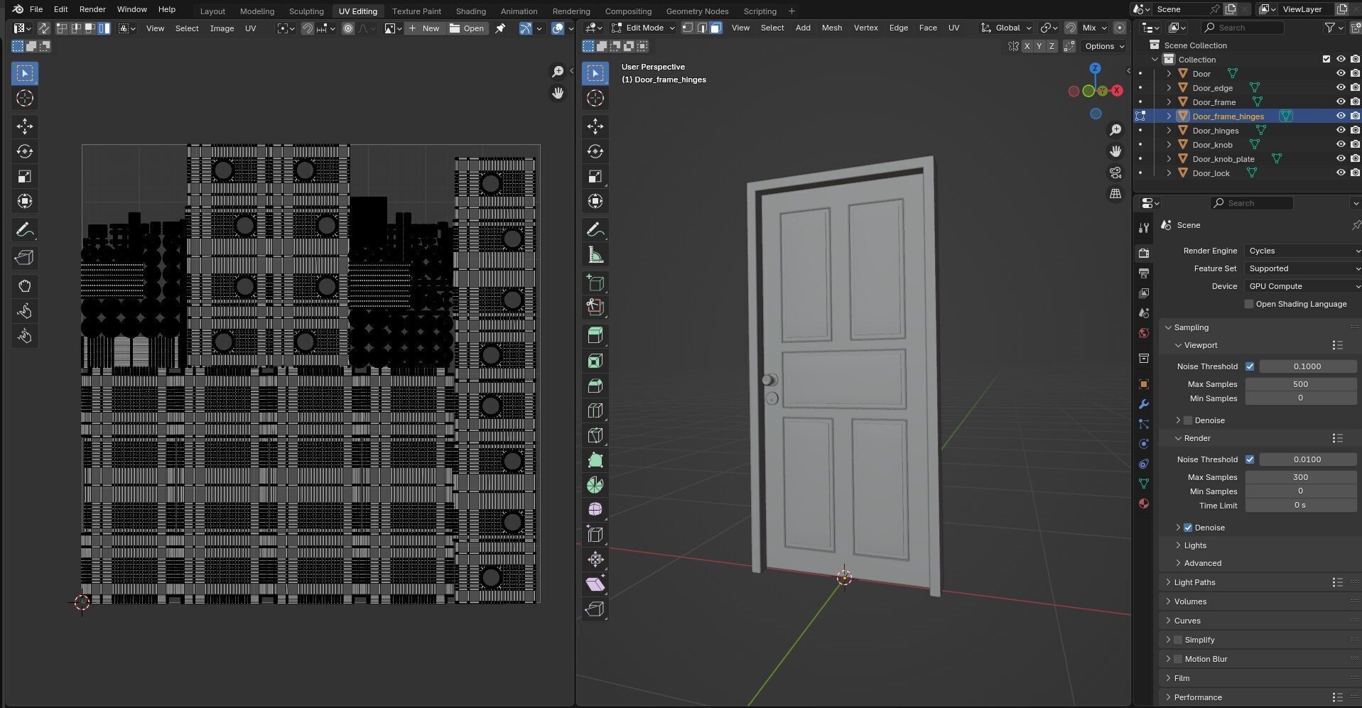 Door Design CG3 3D model_15