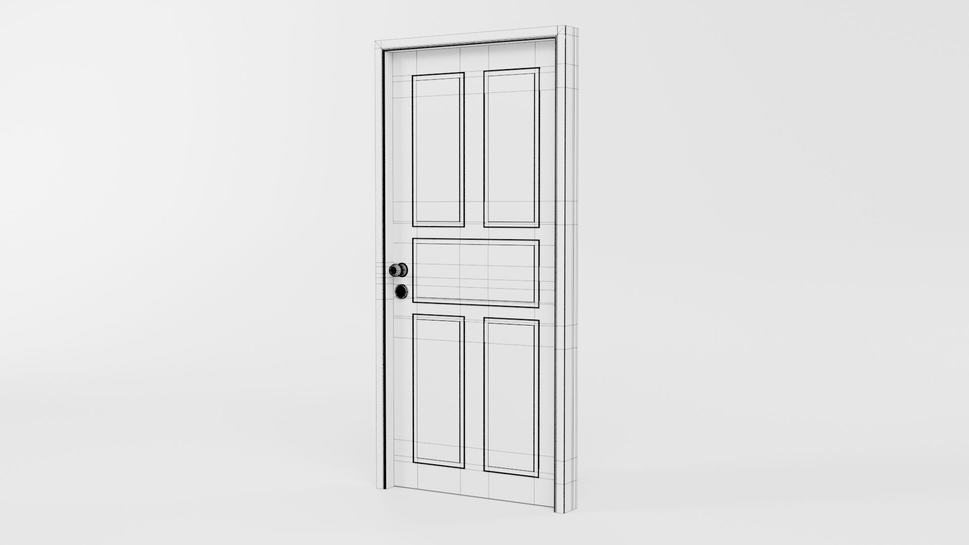 Door Design CG3 3D model_5