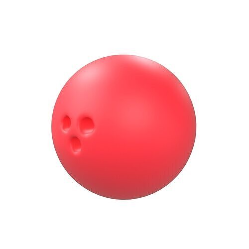Bowling Ball v1 002 Low-poly 3D model