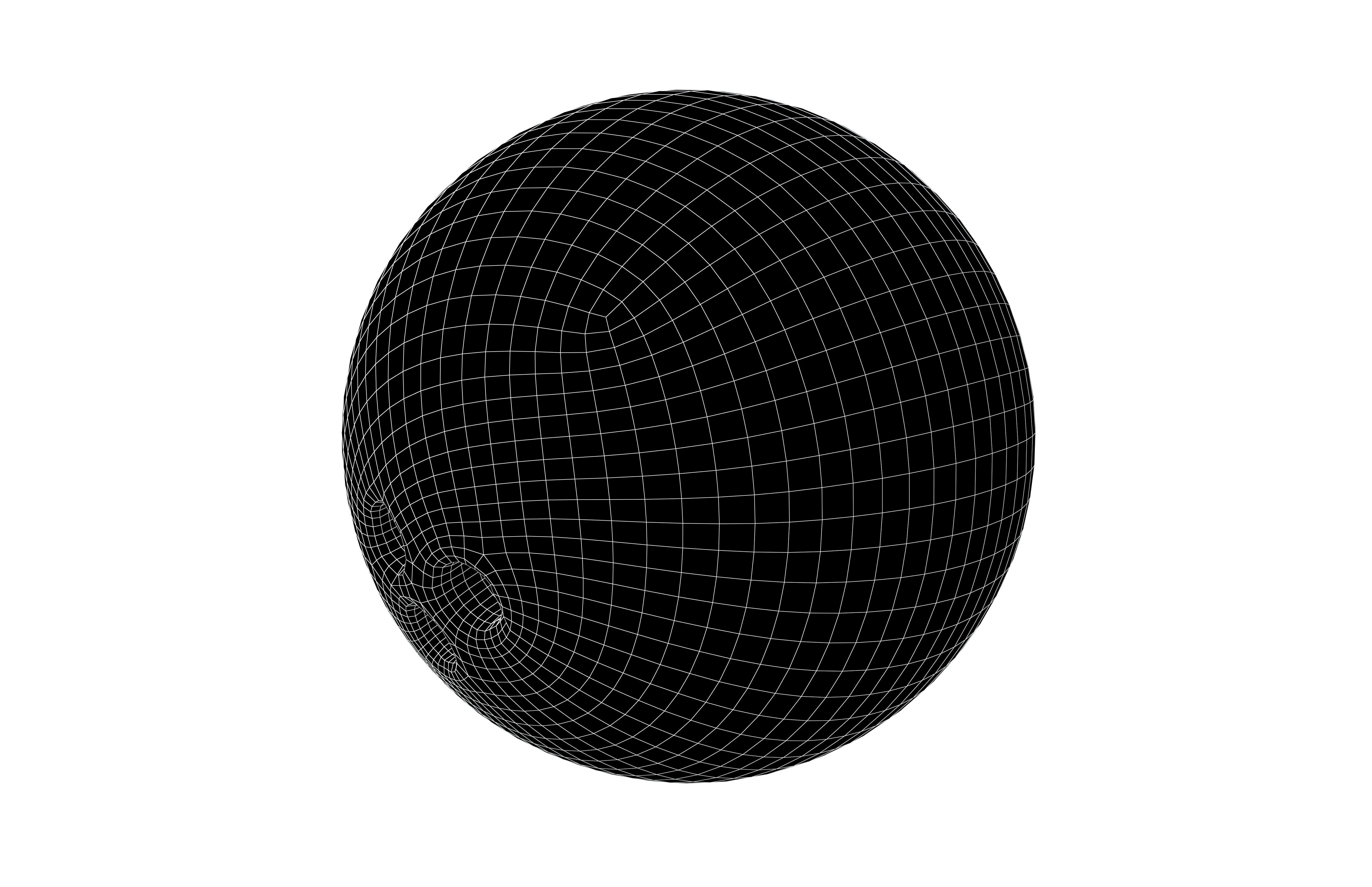 Bowling Ball v1 003 Low-poly 3D model_6