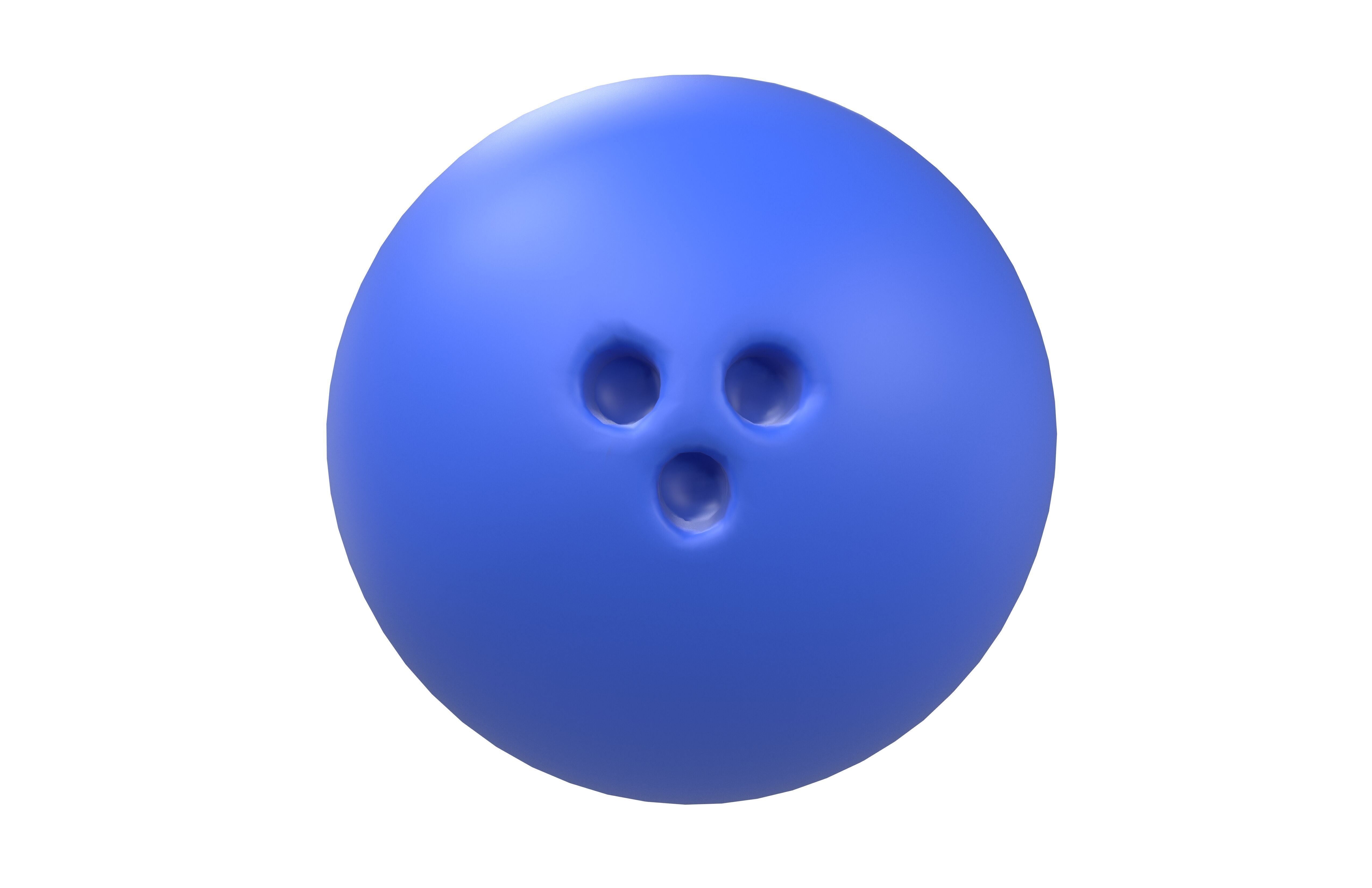 Bowling Ball v1 003 Low-poly 3D model_2