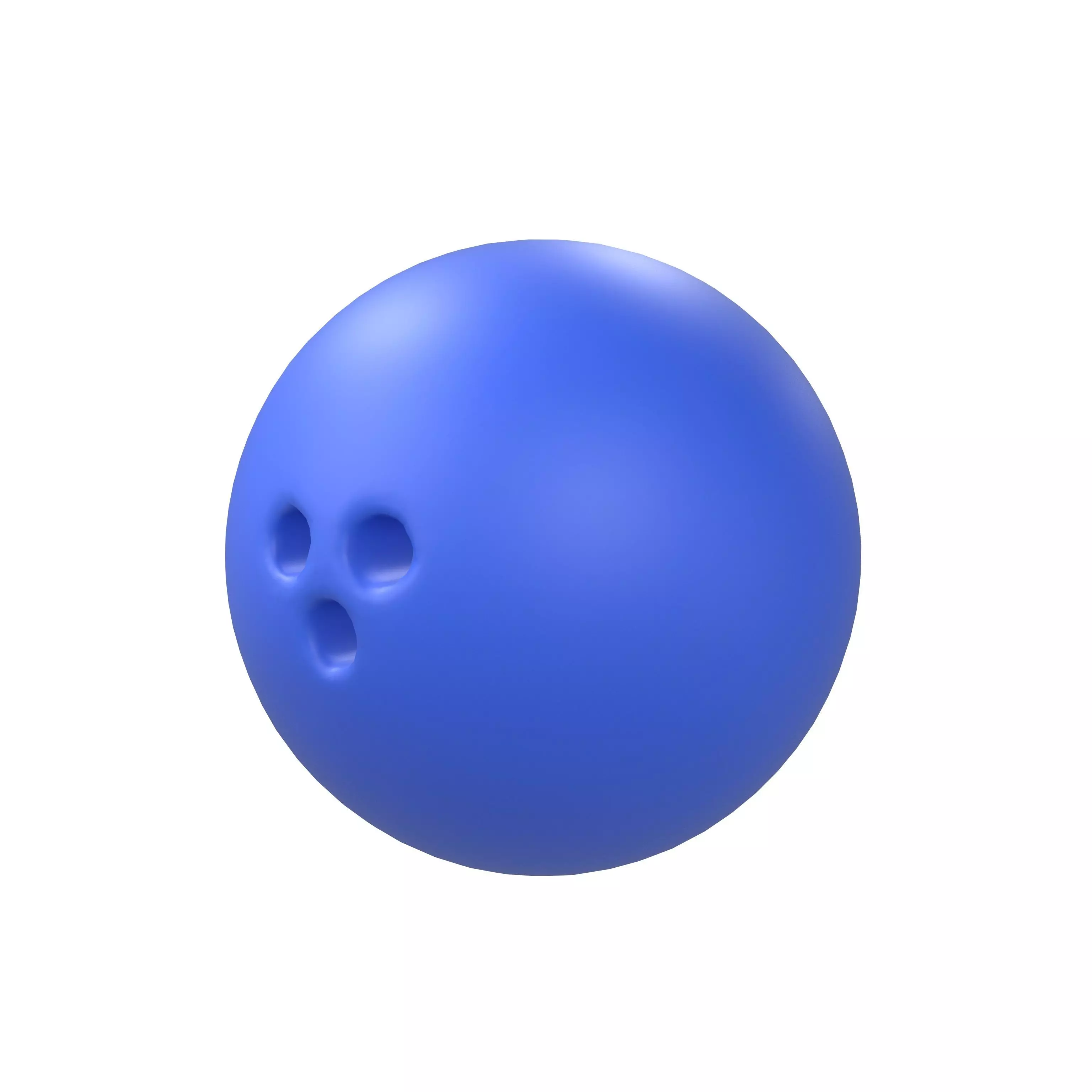 Bowling Ball v1 003 Low-poly 3D model_0