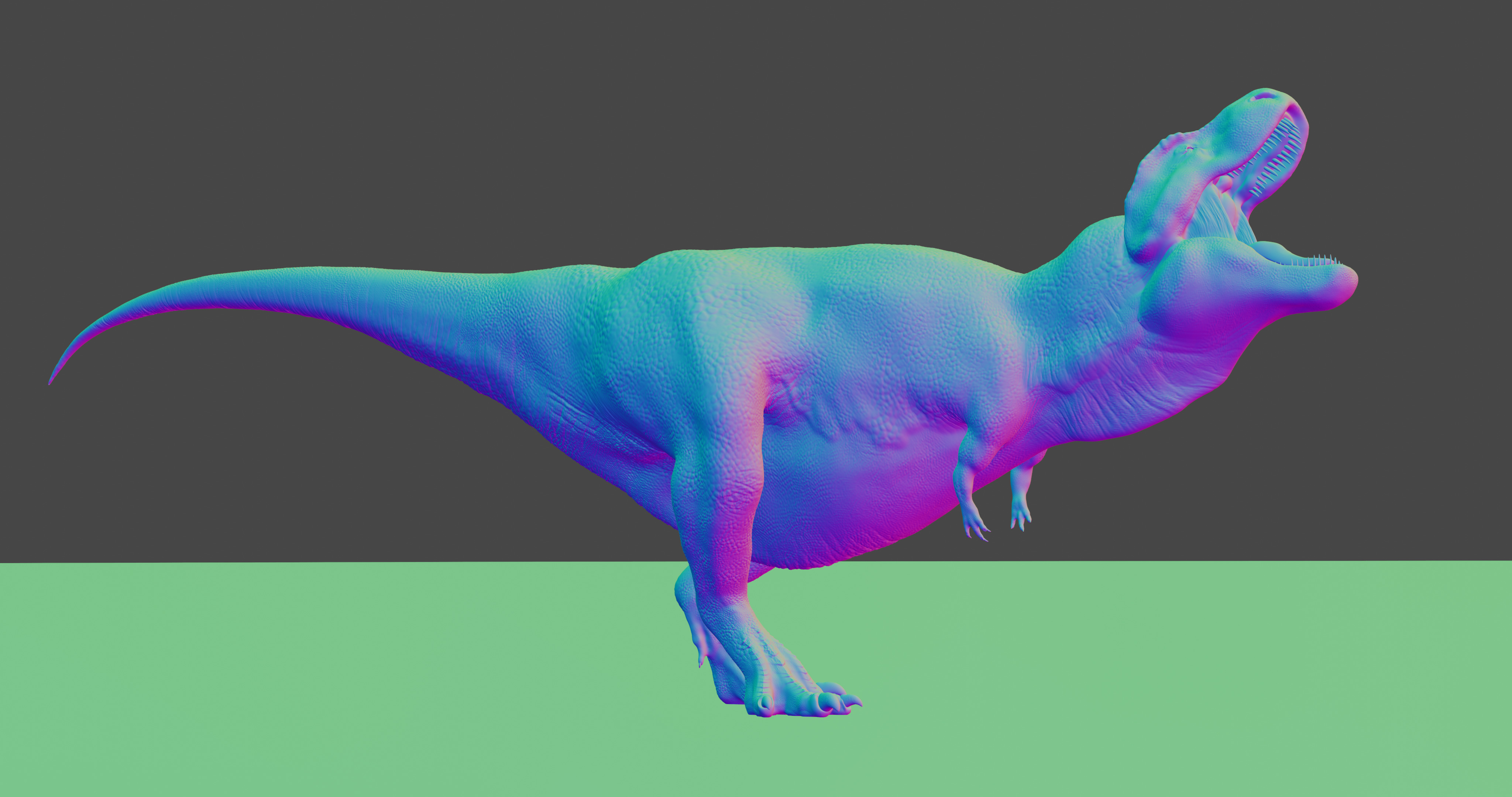 TRex Tyrannosaurus rex - 3d Model Low-poly 3D model_20