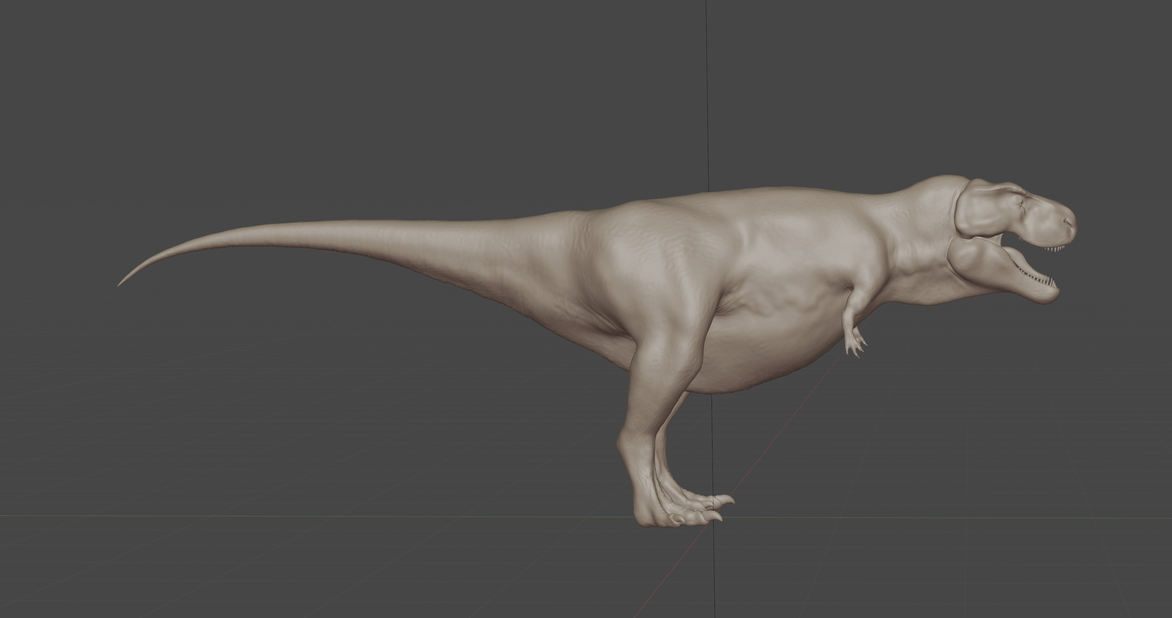 TRex Tyrannosaurus rex - 3d Model Low-poly 3D model_14