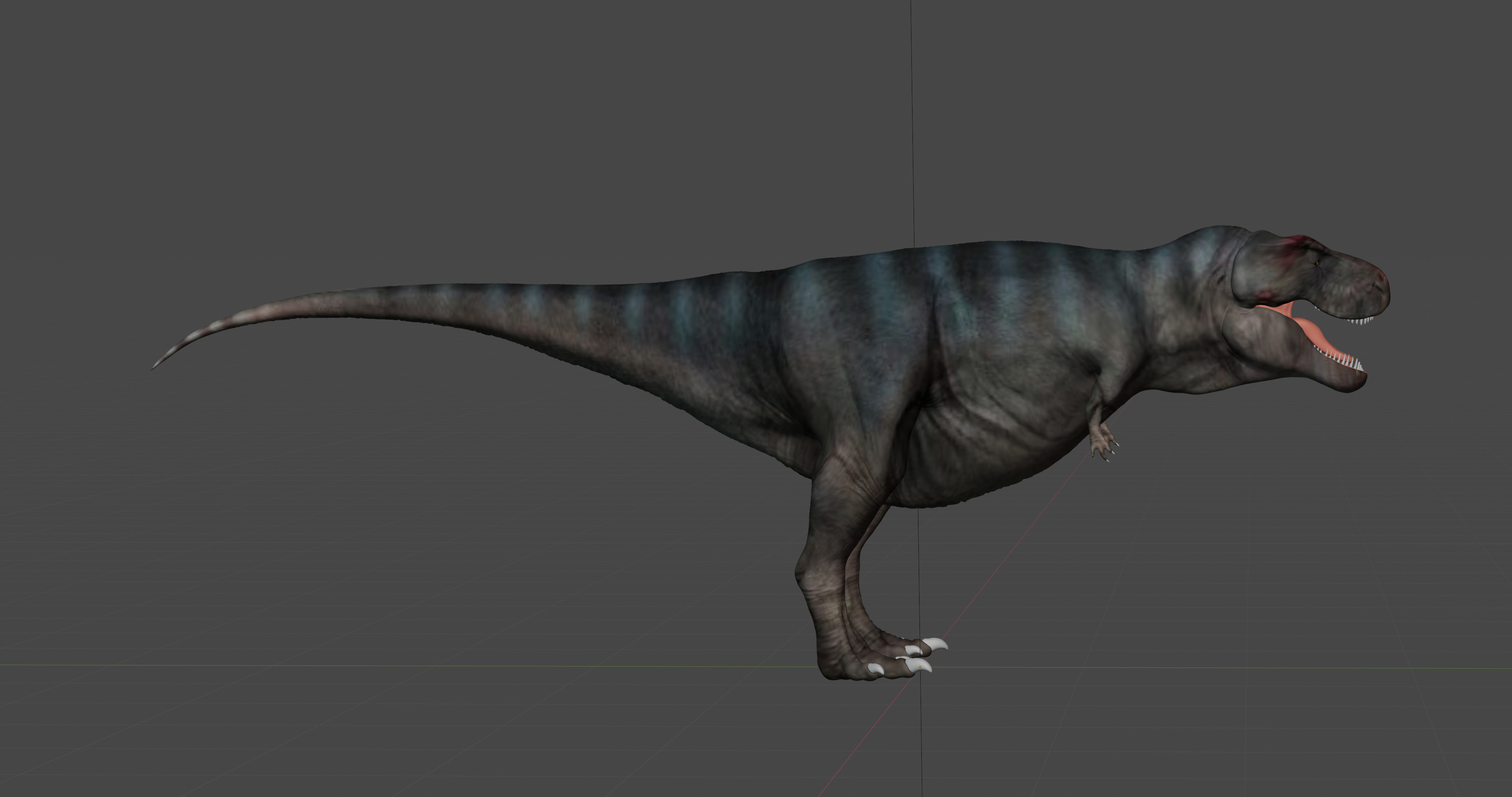 TRex Tyrannosaurus rex - 3d Model Low-poly 3D model_17