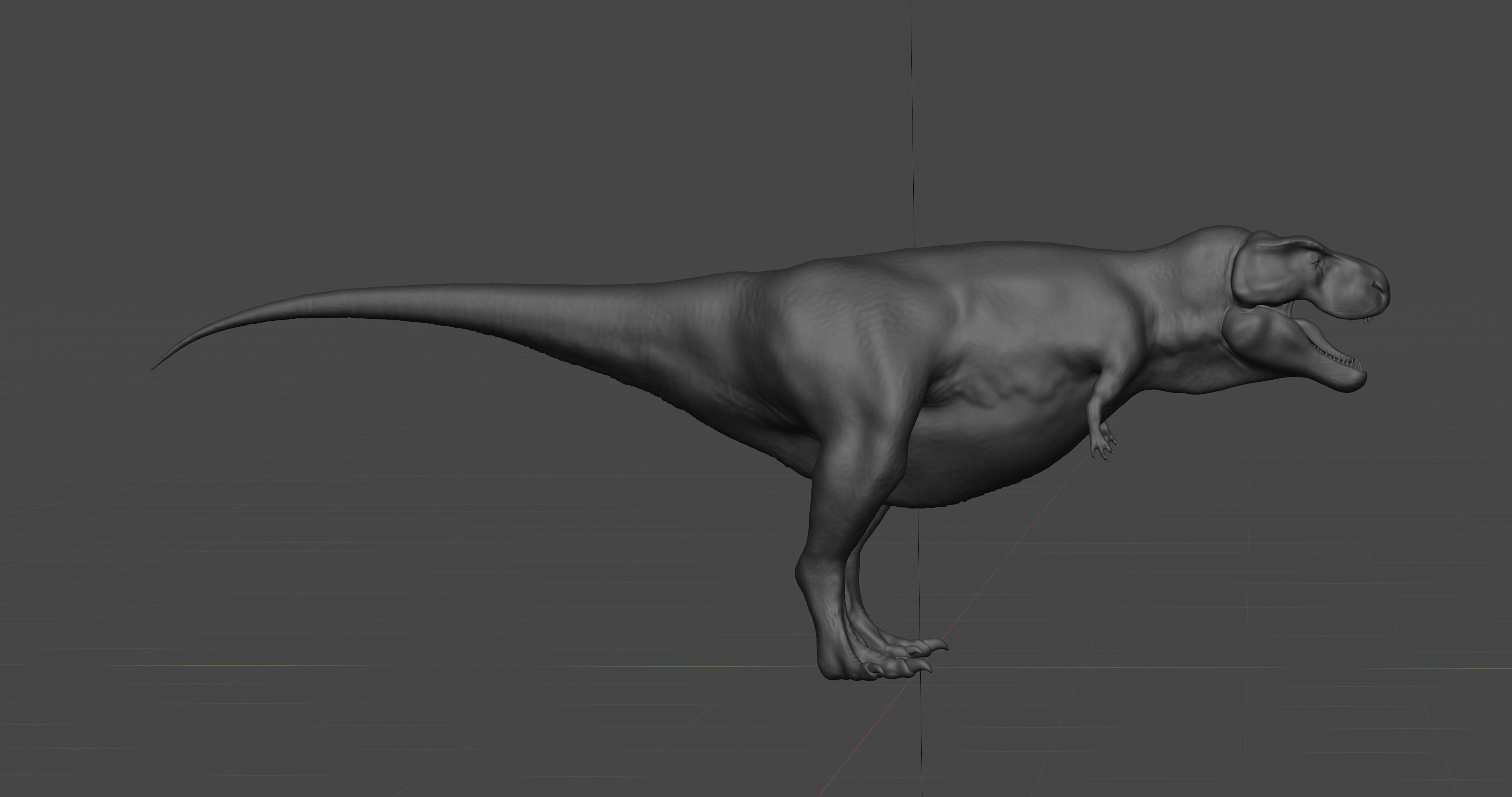 TRex Tyrannosaurus rex - 3d Model Low-poly 3D model_15