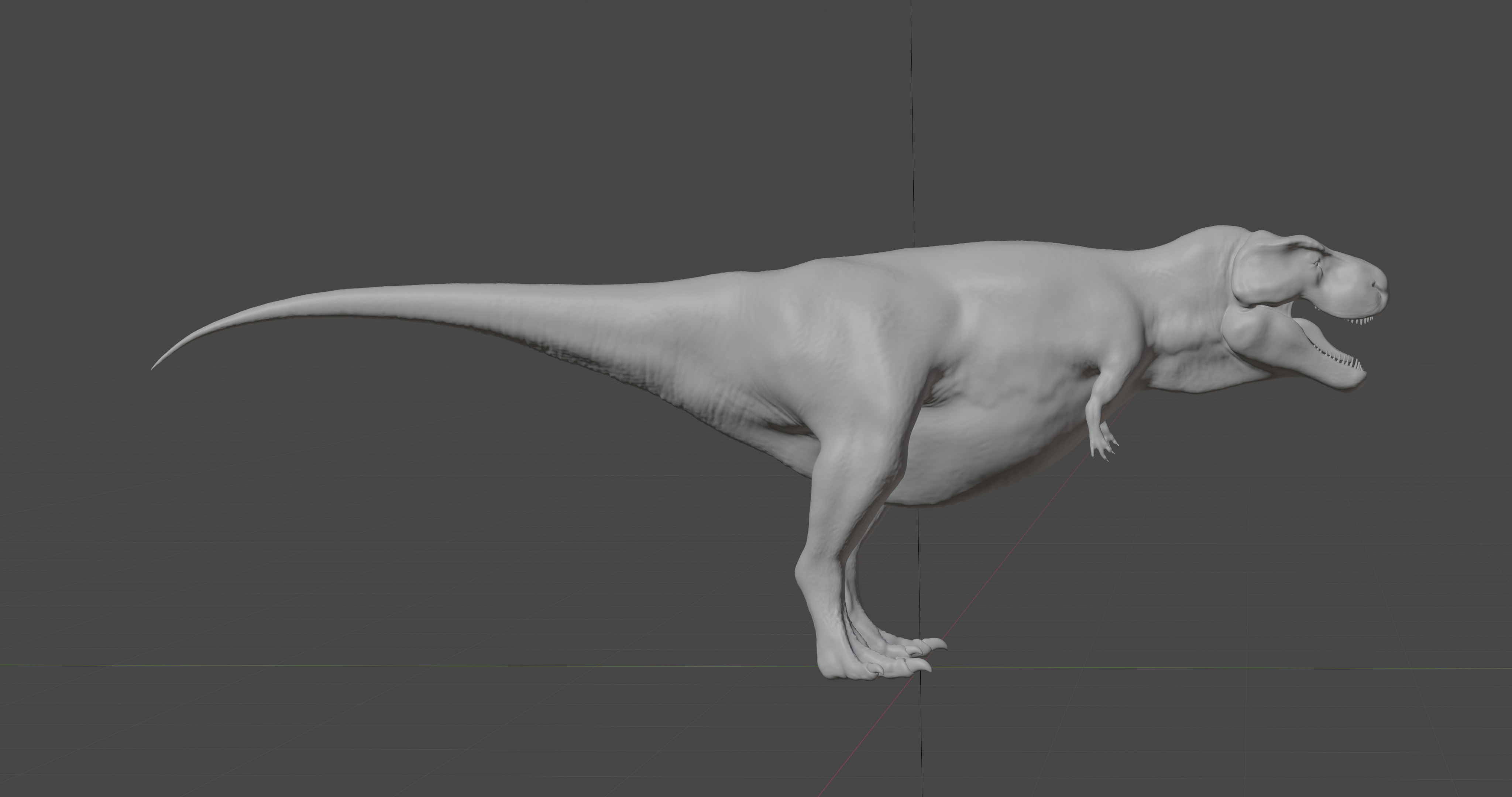 TRex Tyrannosaurus rex - 3d Model Low-poly 3D model_9