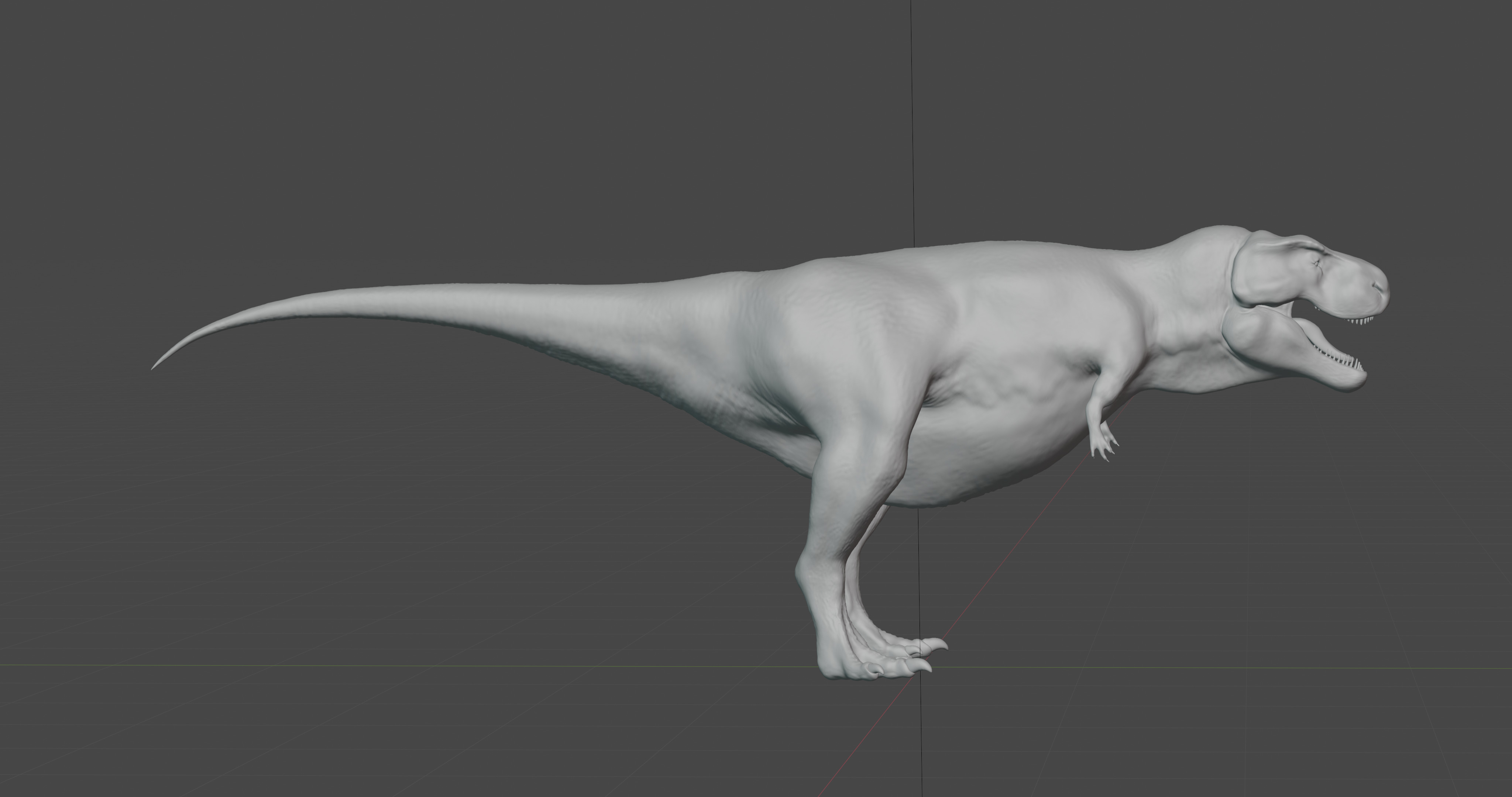 TRex Tyrannosaurus rex - 3d Model Low-poly 3D model_13