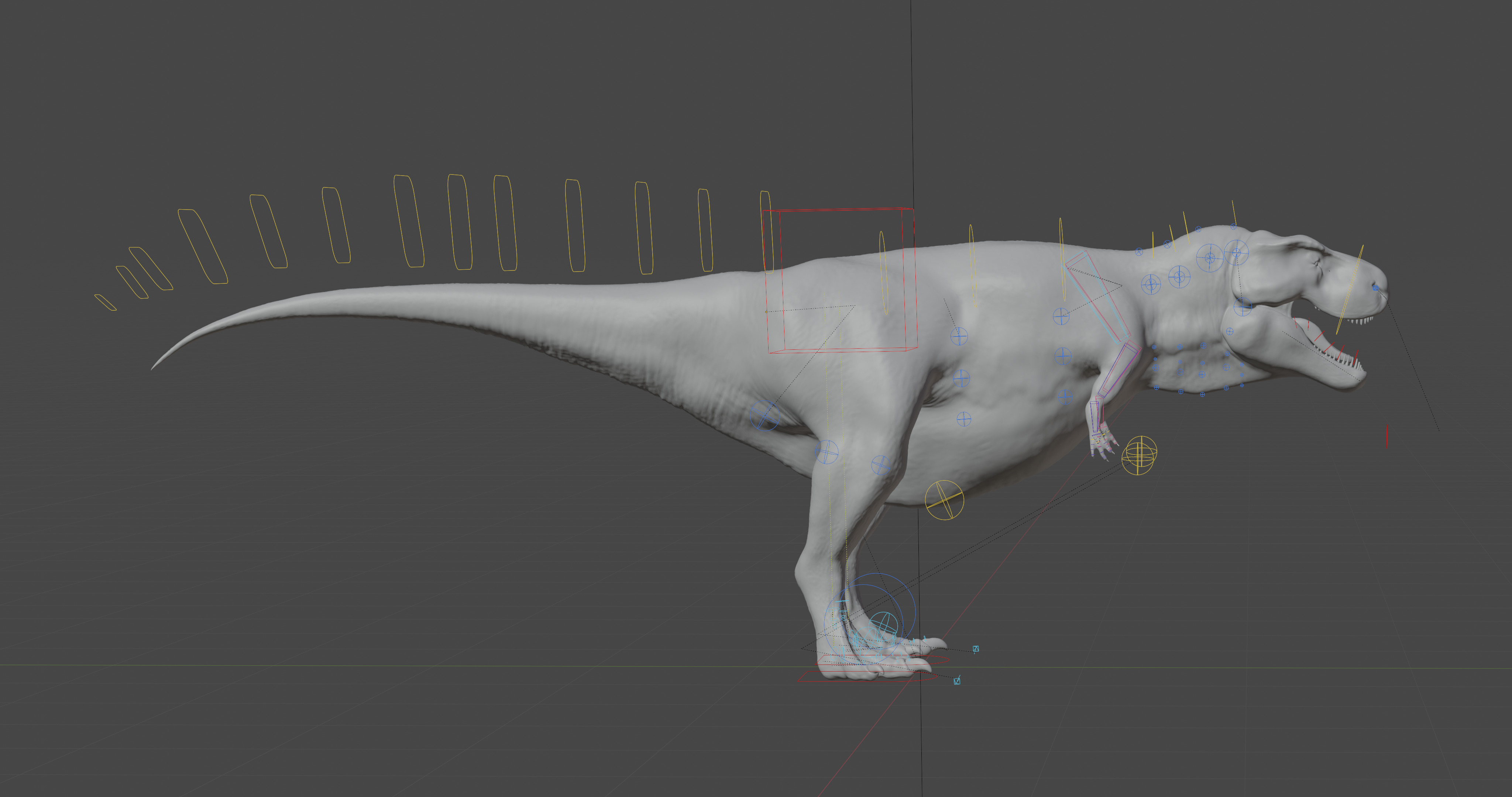 TRex Tyrannosaurus rex - 3d Model Low-poly 3D model_8