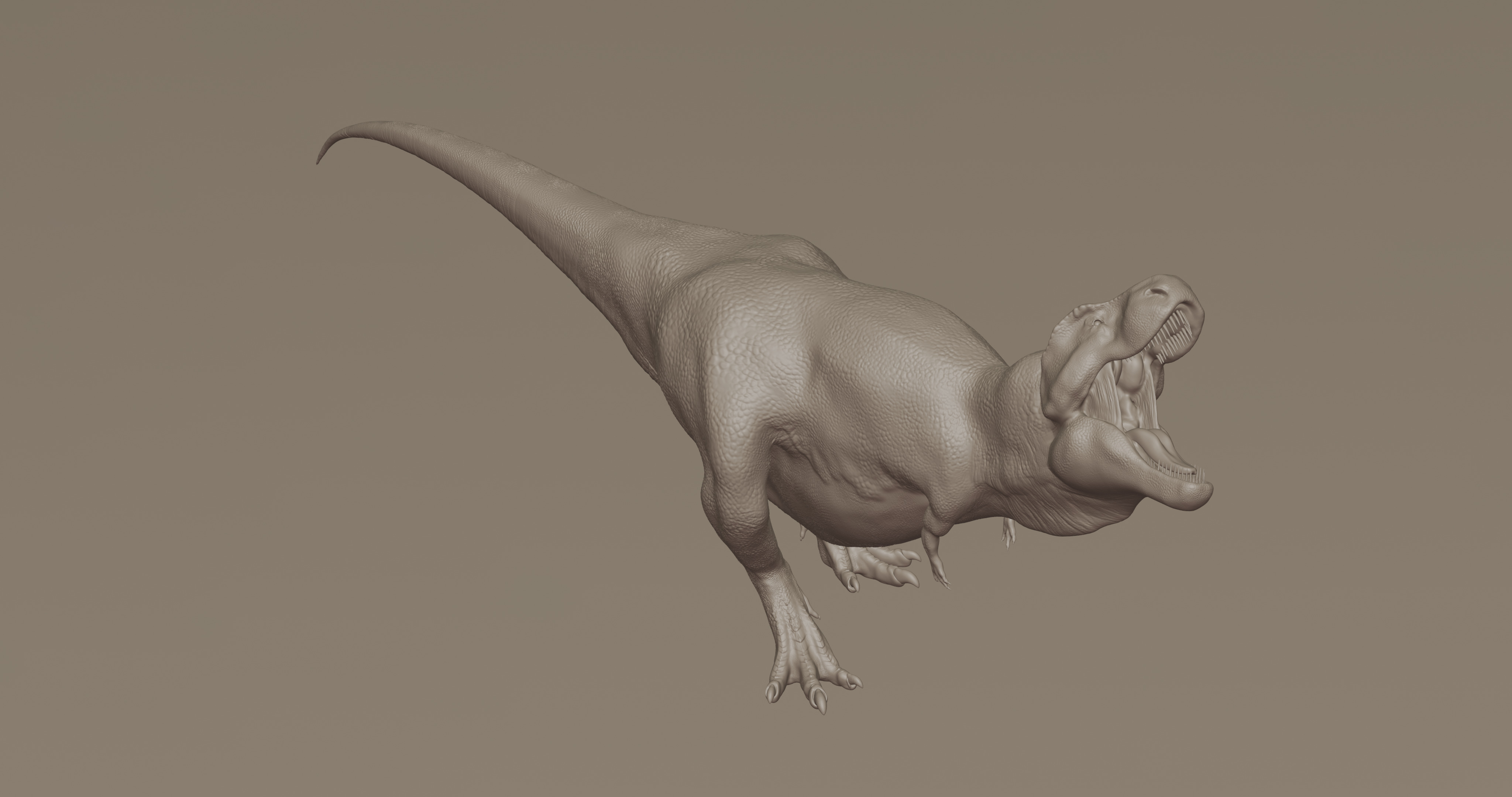 TRex Tyrannosaurus rex - 3d Model Low-poly 3D model_5