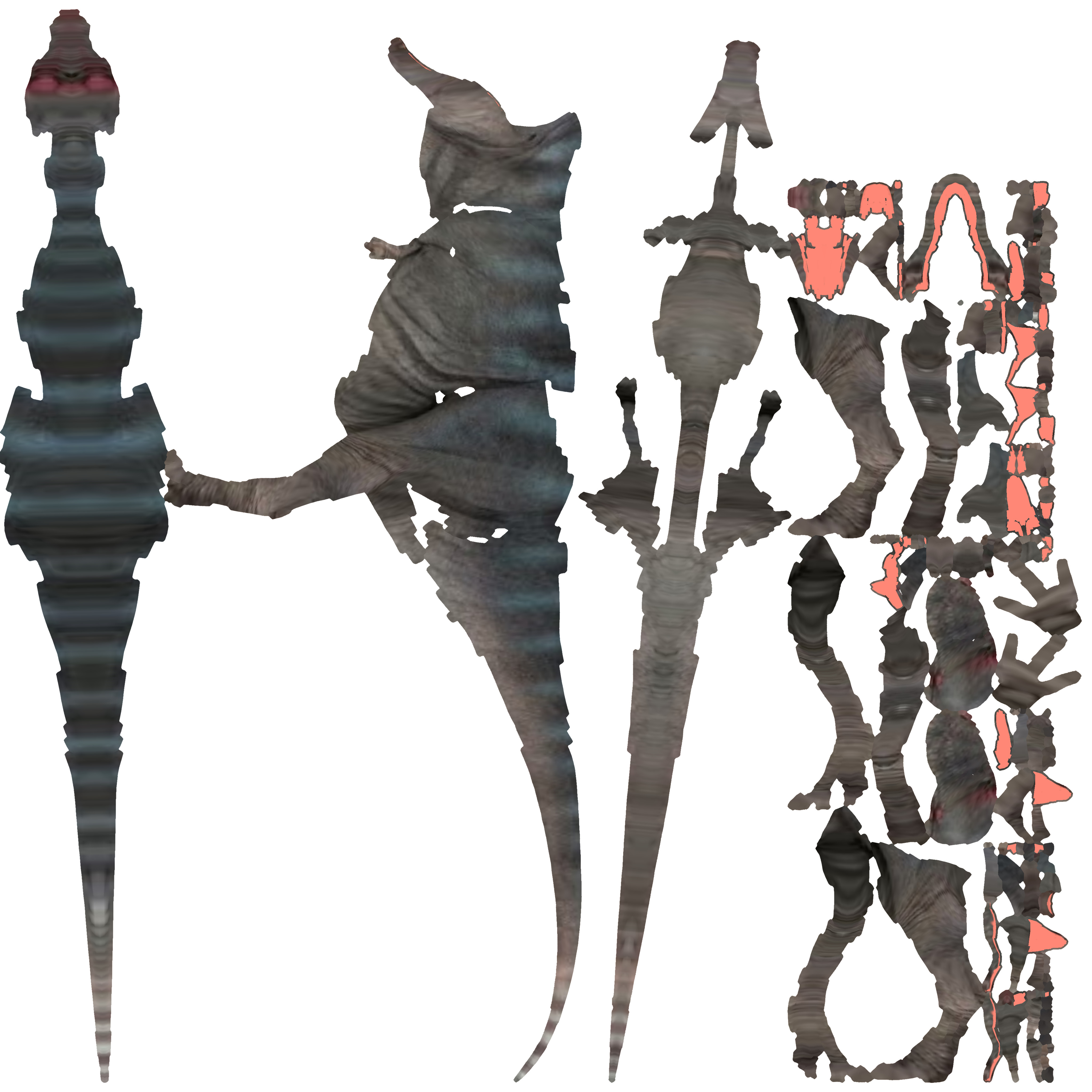 TRex Tyrannosaurus rex - 3d Model Low-poly 3D model_27