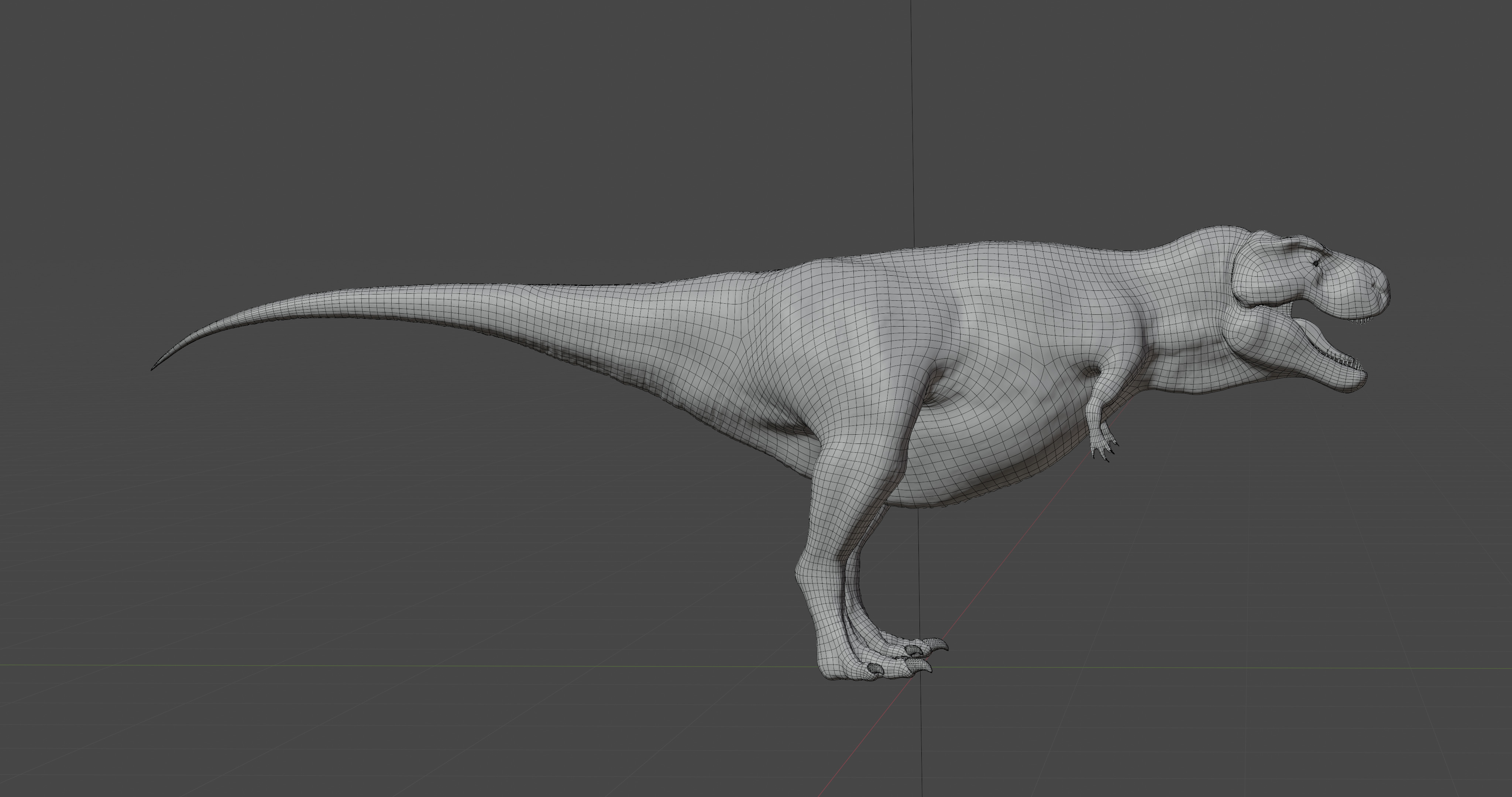 TRex Tyrannosaurus rex - 3d Model Low-poly 3D model_10