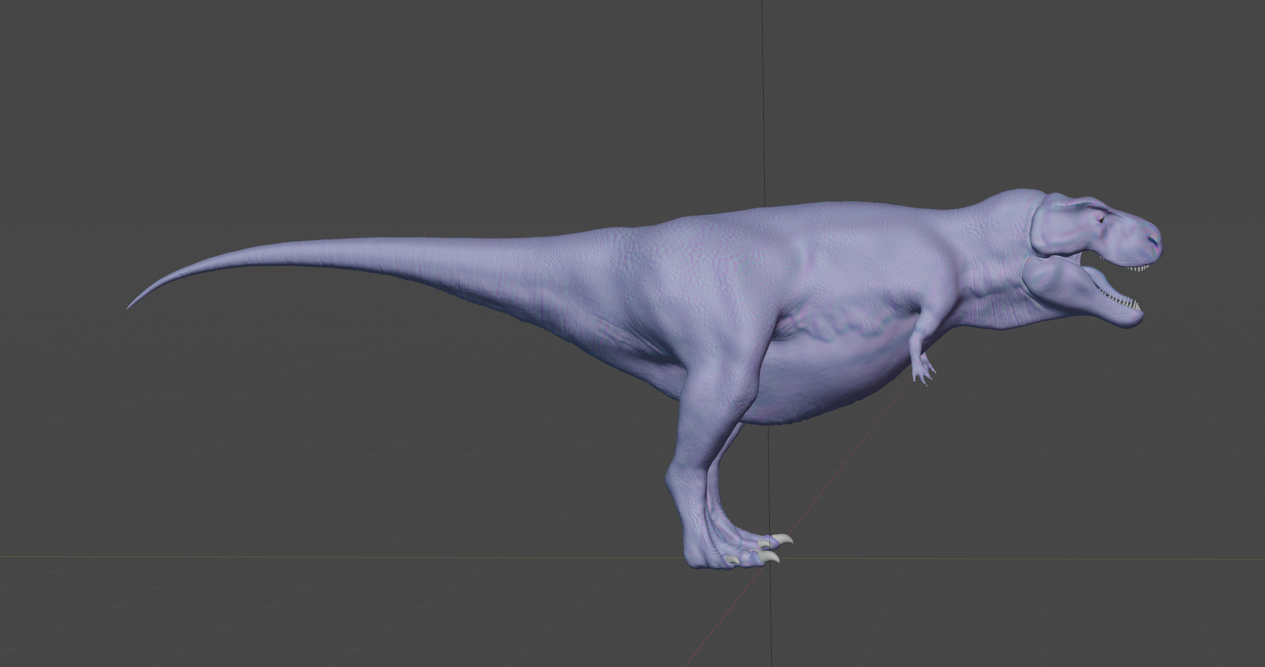 TRex Tyrannosaurus rex - 3d Model Low-poly 3D model_16