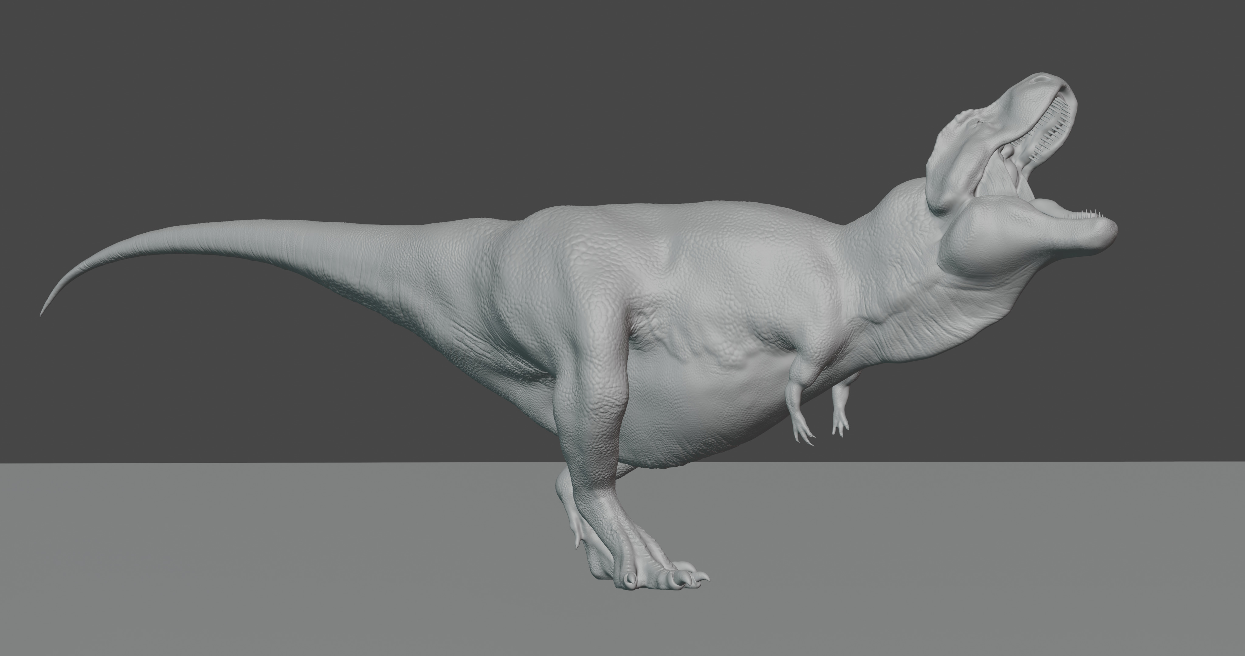 TRex Tyrannosaurus rex - 3d Model Low-poly 3D model_12