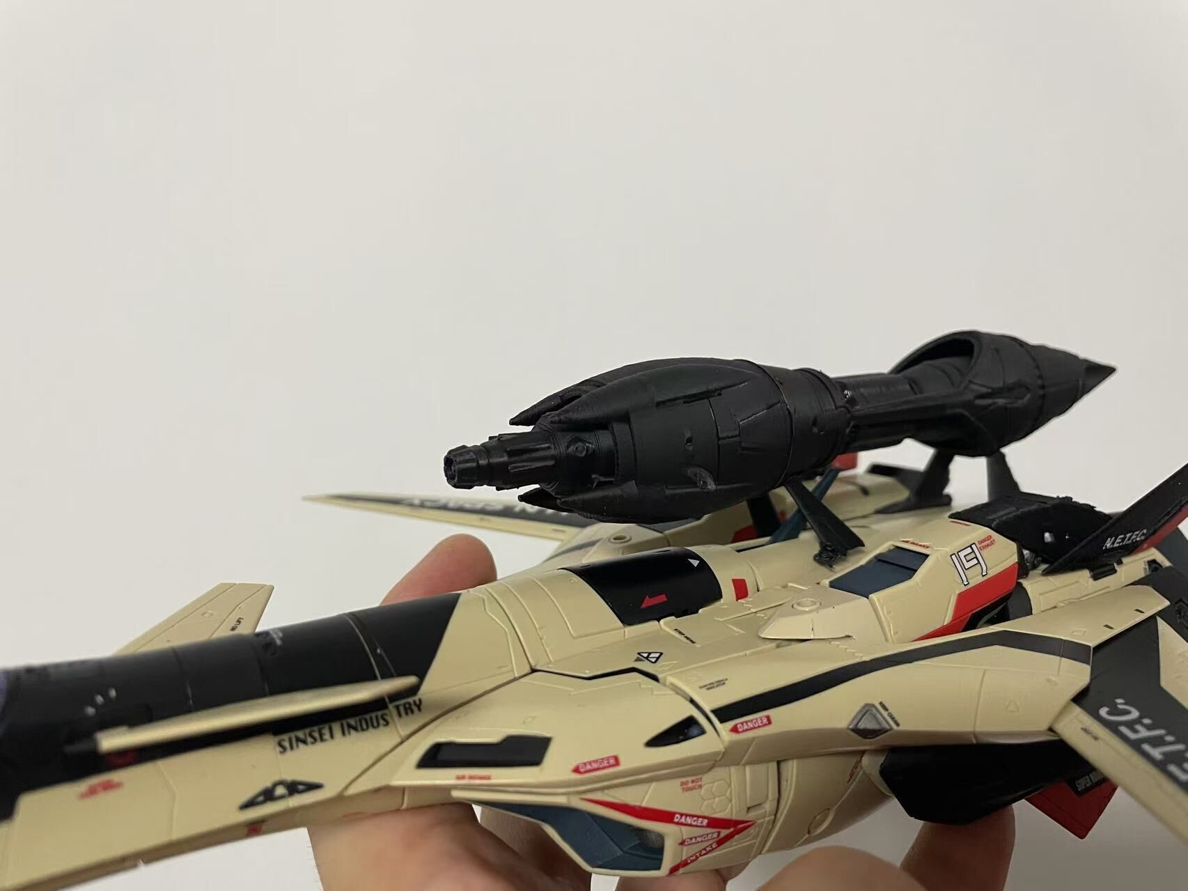 Bandai DX Chogokin YF-19 accessory Foldbooster 3D print model 3D print model_7