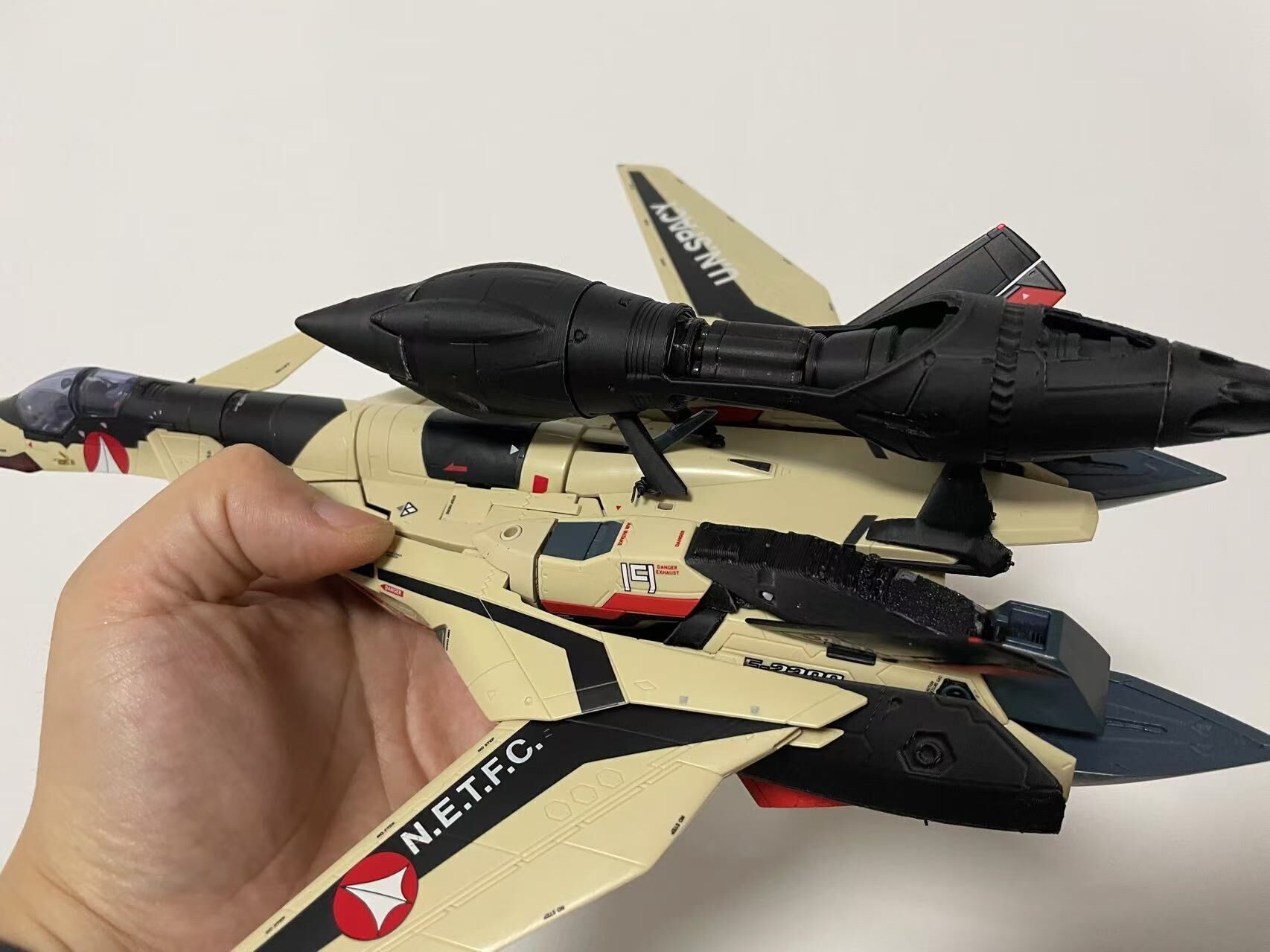 Bandai DX Chogokin YF-19 accessory Foldbooster 3D print model 3D print model_9