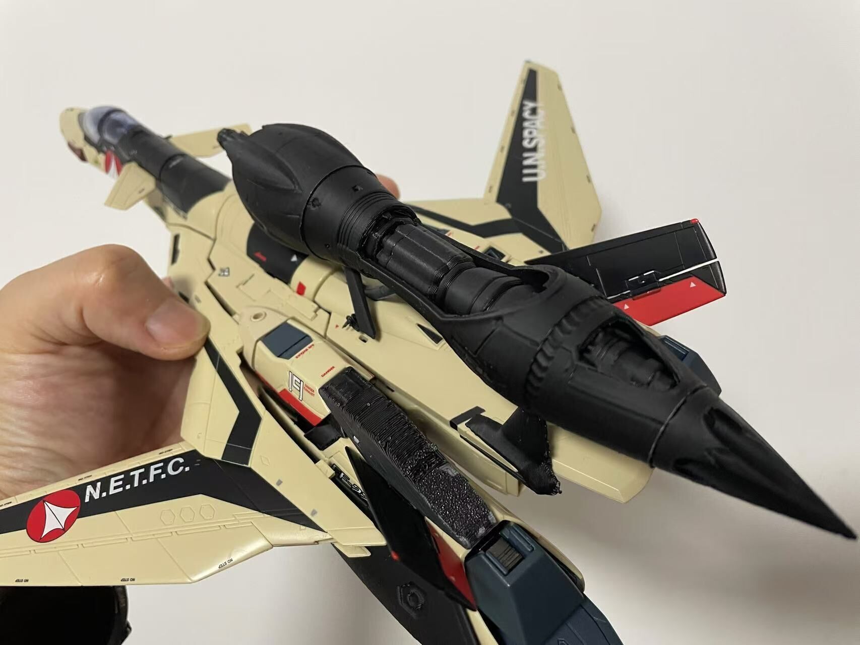 Bandai DX Chogokin YF-19 accessory Foldbooster 3D print model 3D print model_10