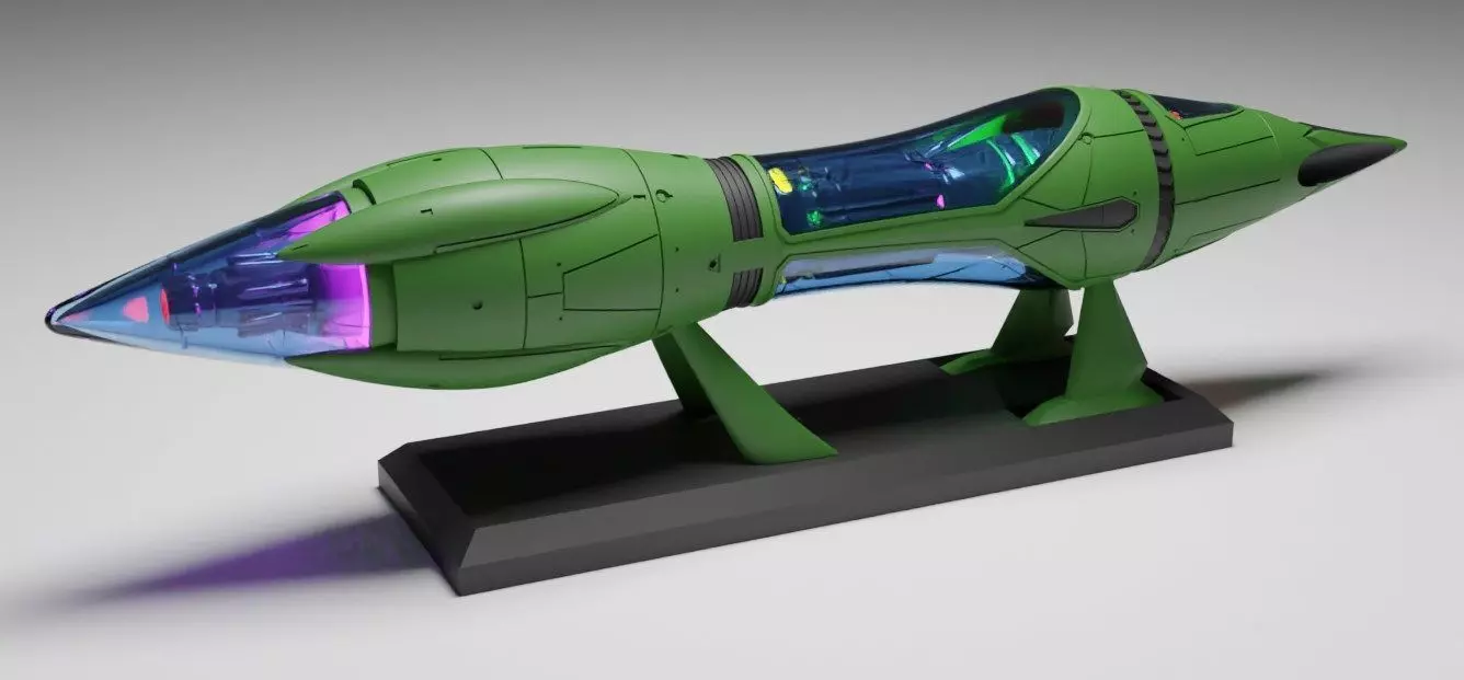 Bandai DX Chogokin YF-19 accessory Foldbooster 3D print model 3D print model_0