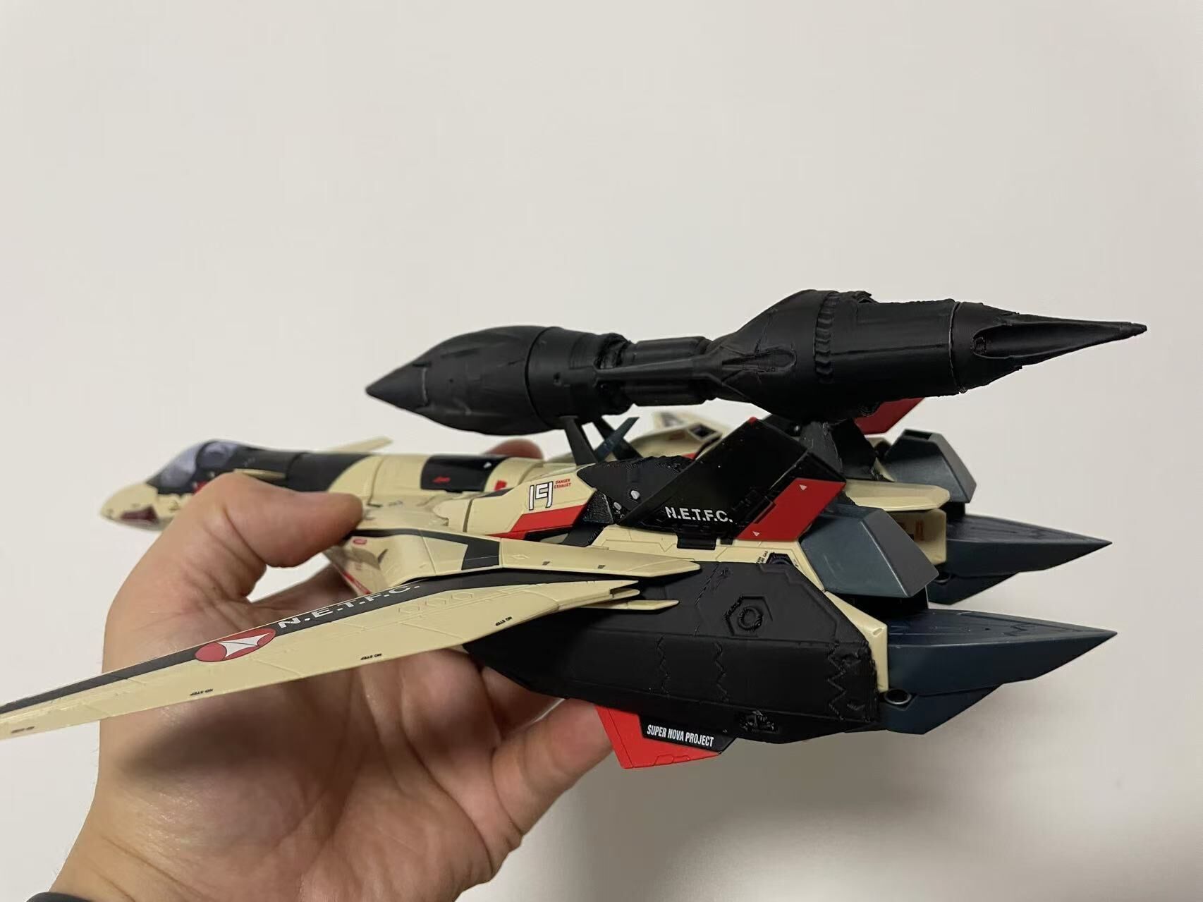 Bandai DX Chogokin YF-19 accessory Foldbooster 3D print model 3D print model_12