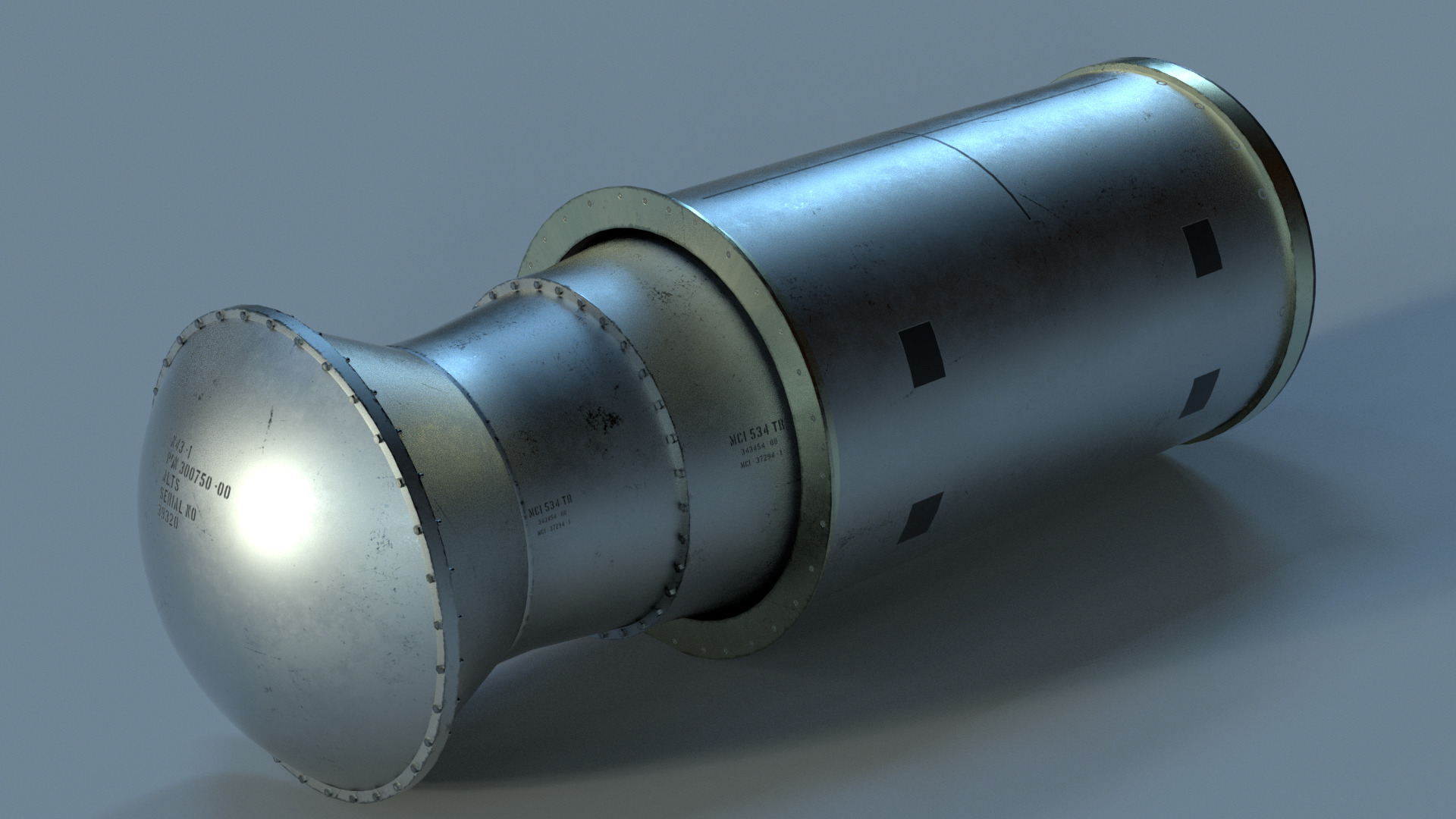 W-53 Nuclear bomb 3D model_3