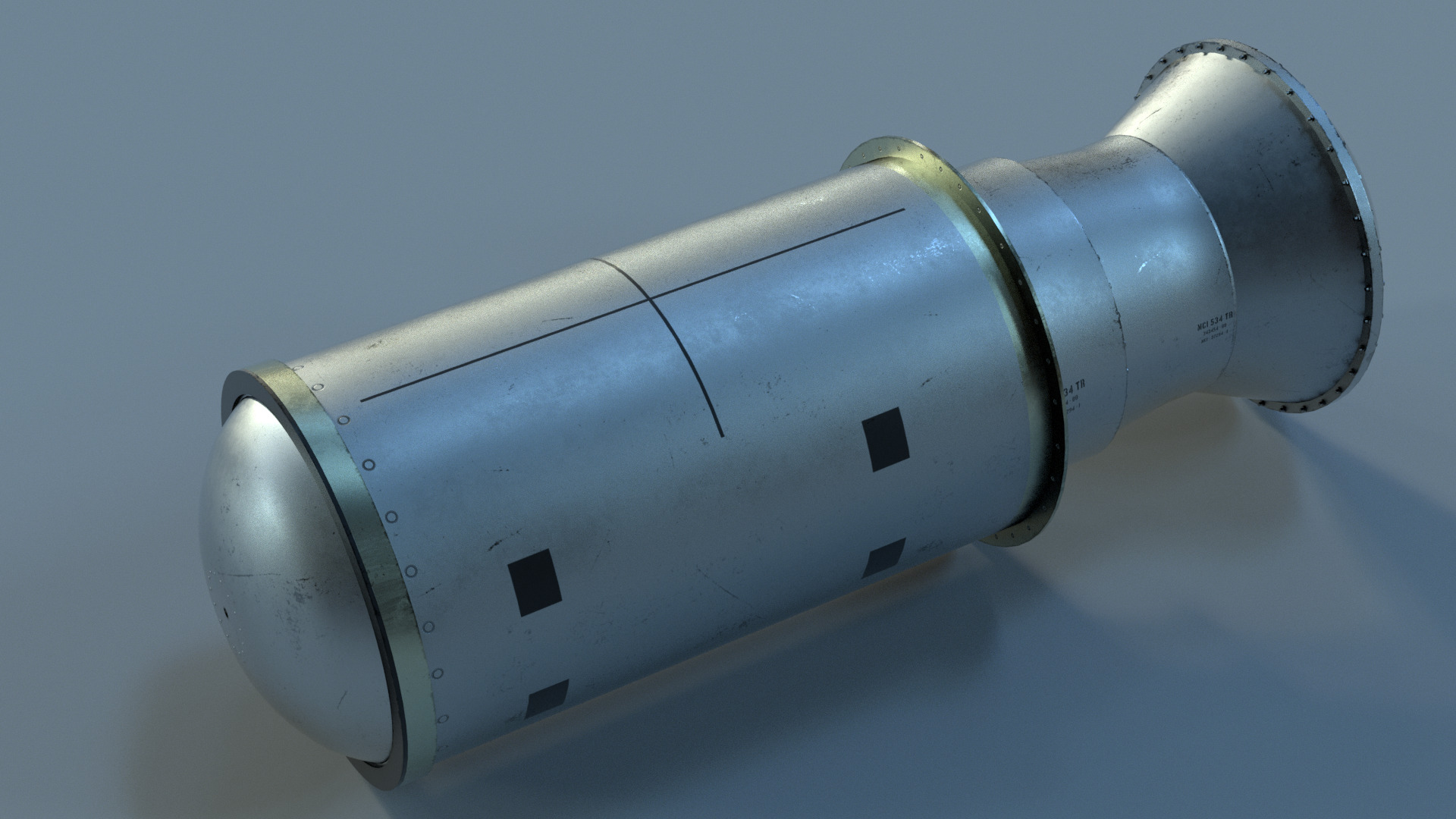 W-53 Nuclear bomb 3D model_6