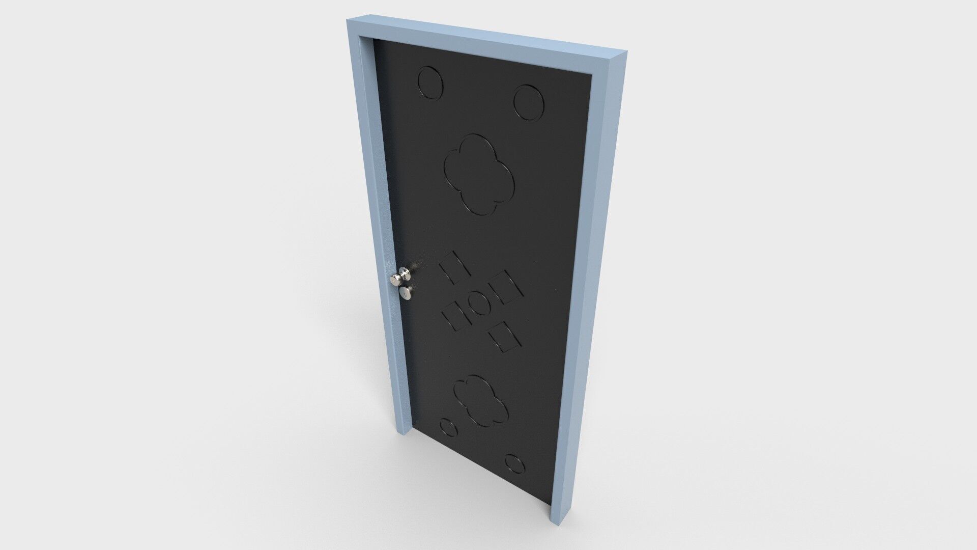 Door Design CG7 3D model_1
