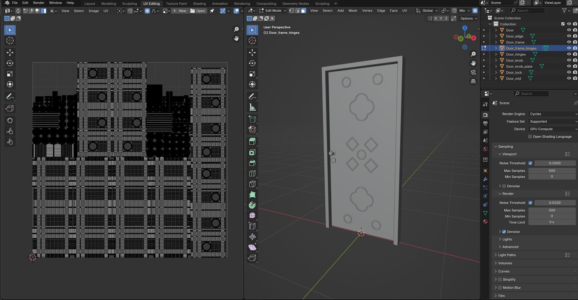 Door Design CG7 3D model_14