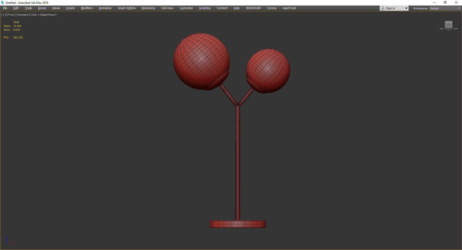 TWICE by House Doctor Low-poly 3D model_2