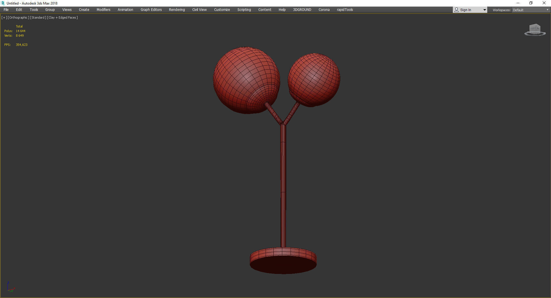 TWICE by House Doctor Low-poly 3D model_3