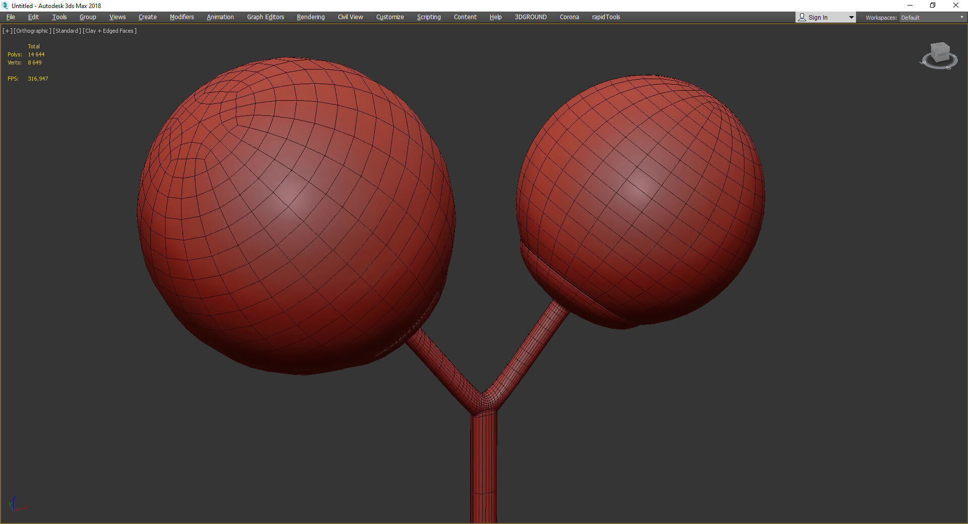 TWICE by House Doctor Low-poly 3D model_4