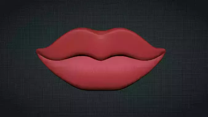 Figurine Lips  3D print model
