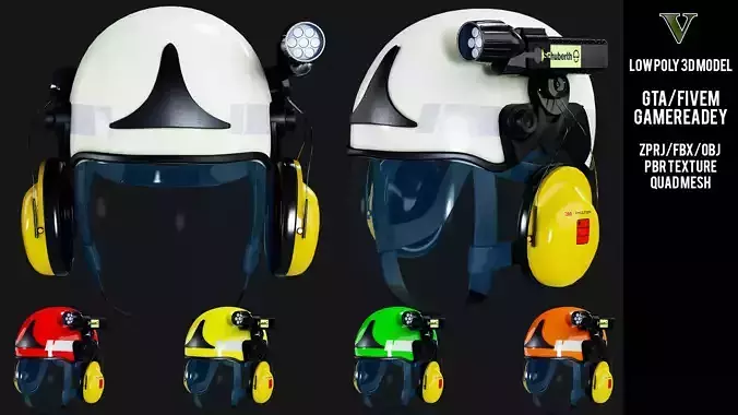 Schuberth F300 Firefighter Helmet 3D for FiveM GTA