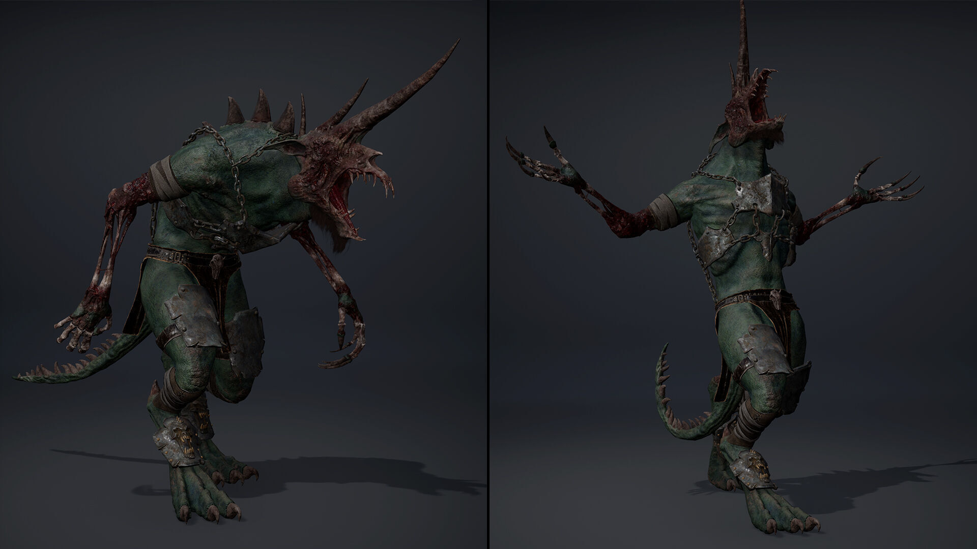 Ashen Brutal Damaged Low-poly 3D model_19