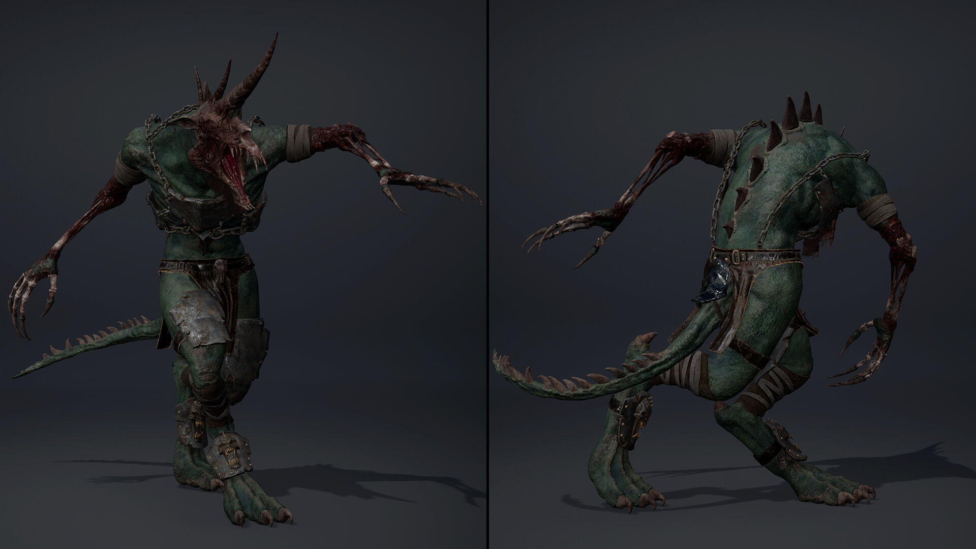 Ashen Brutal Damaged Low-poly 3D model_17