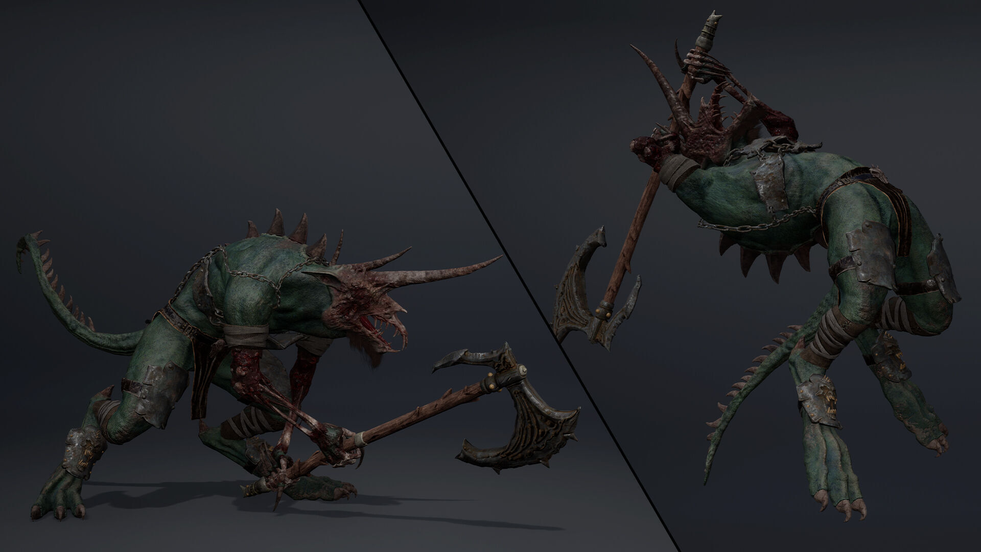 Ashen Brutal Damaged Low-poly 3D model_13