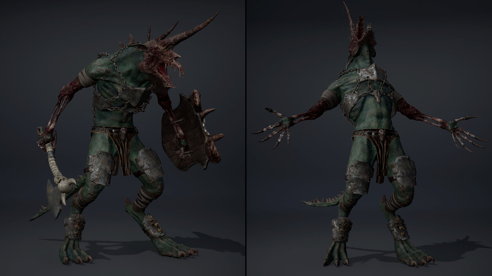 Ashen Brutal Damaged Low-poly 3D model_21