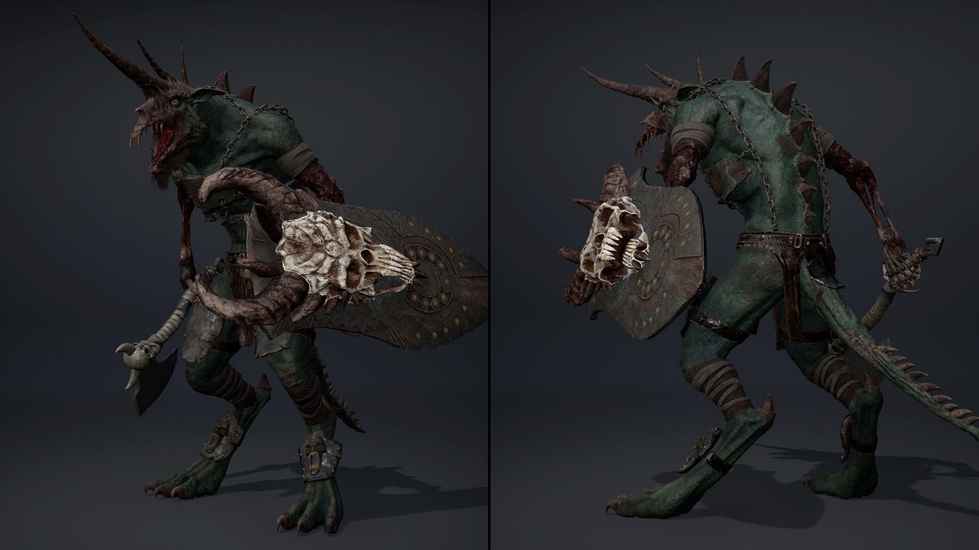 Ashen Brutal Damaged Low-poly 3D model_22