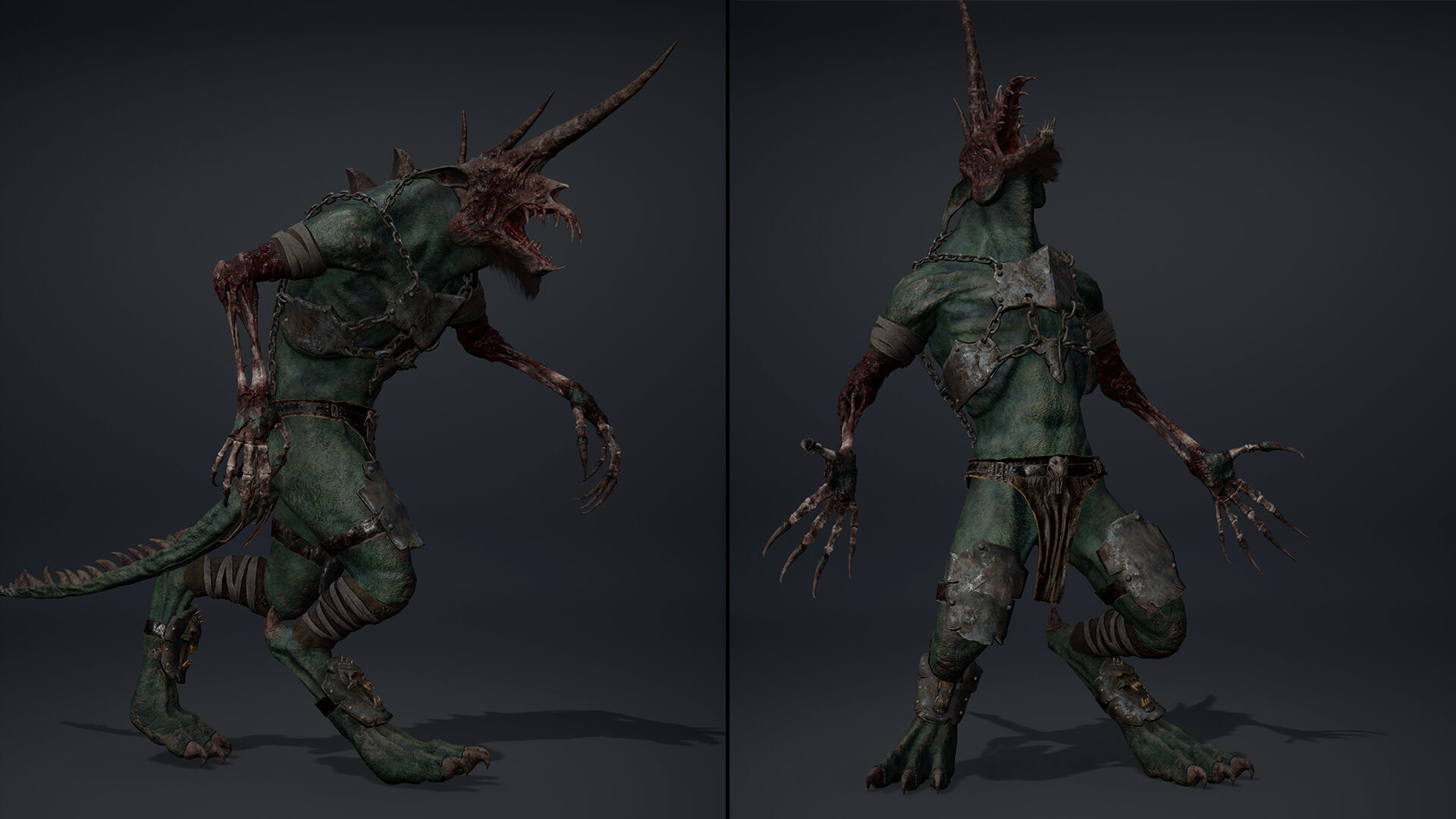 Ashen Brutal Damaged Low-poly 3D model_15