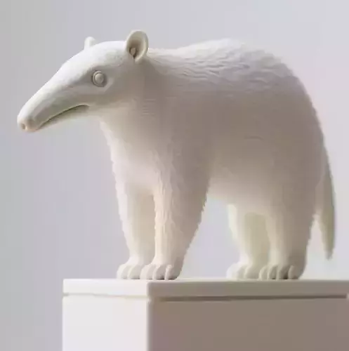 565   Totem Style Anteater     Full Body     3D Model